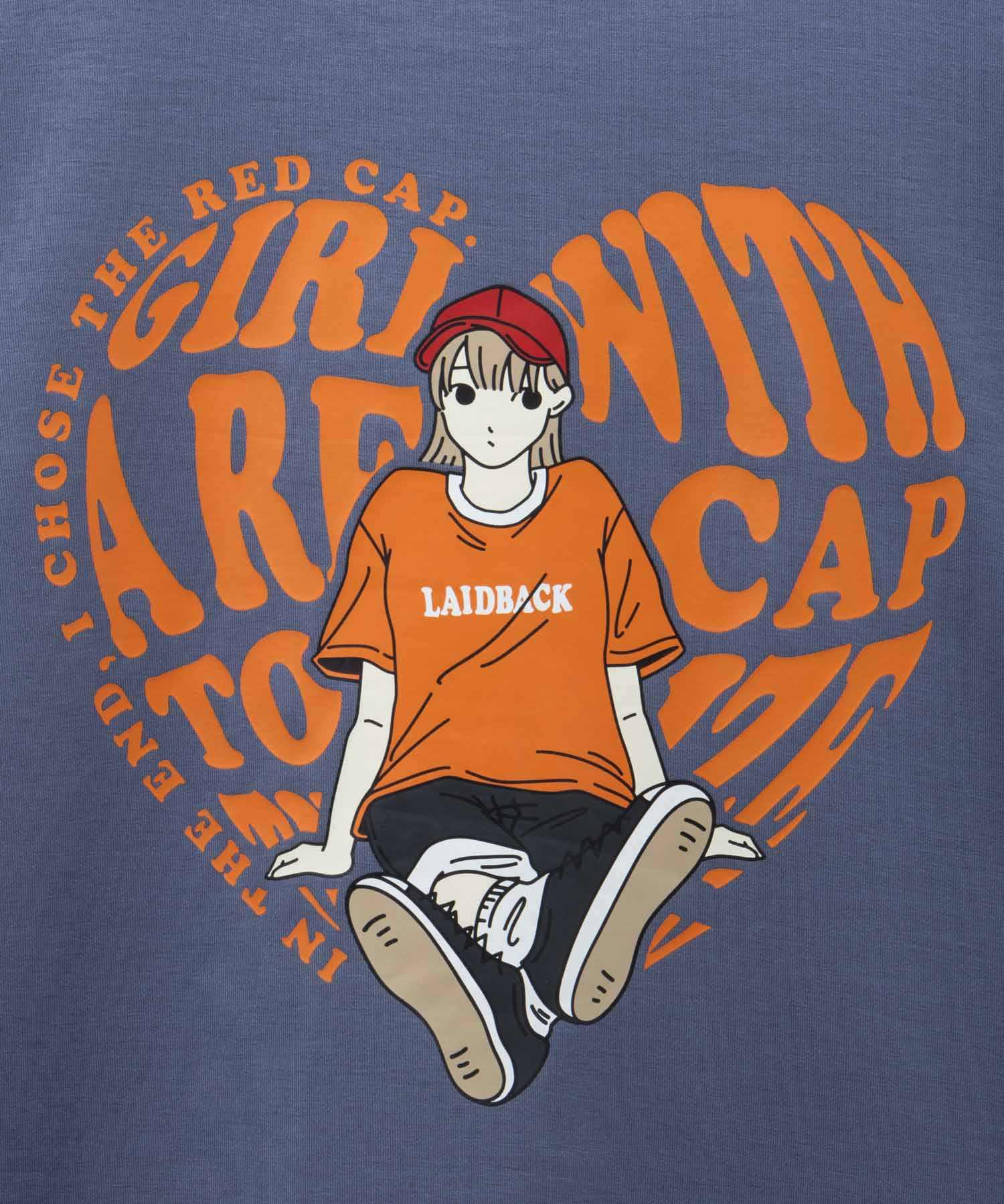 マックハウス Mac-House ポンチ素材バックプリントTシャツ （ライトグレー） ライトグレー