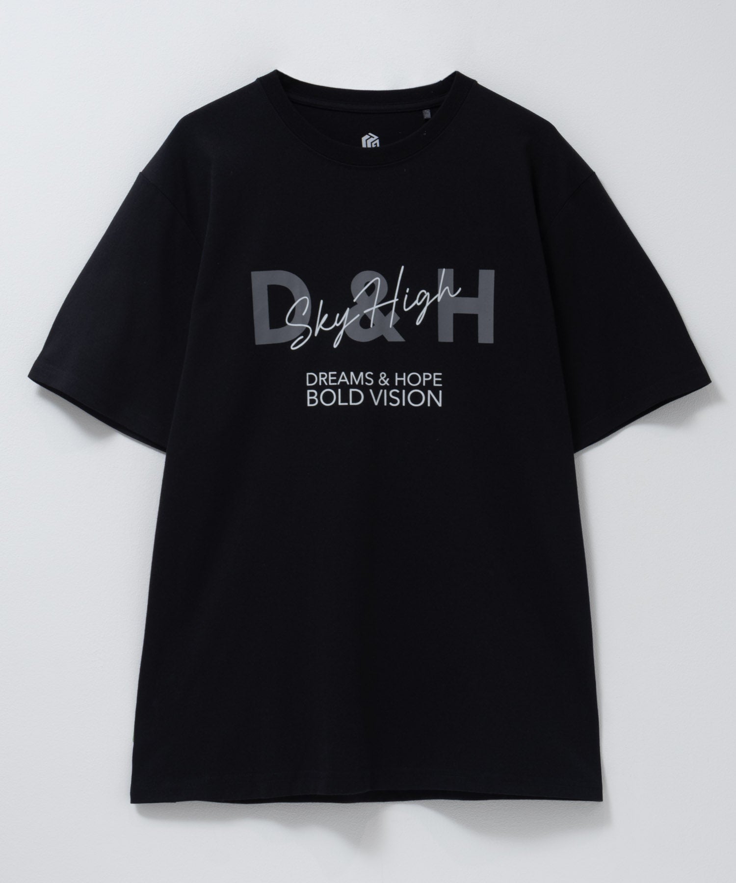 マックハウス Mac-House ロゴプリント半袖Tシャツ （ブラック） ブラック