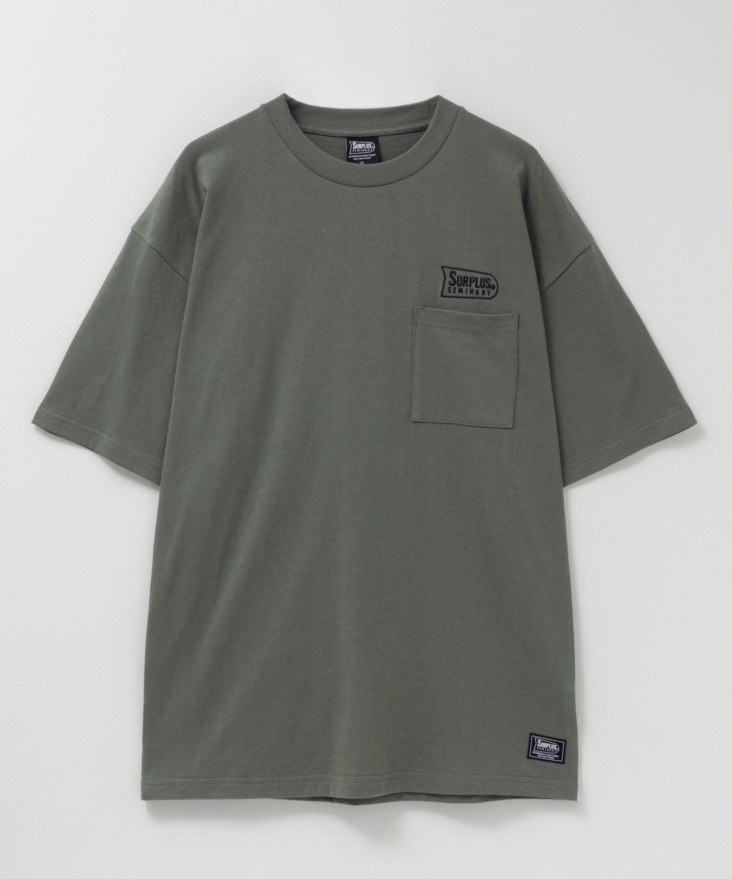 マックハウス Mac-House ポケット付きTシャツ （カーキ） カーキ