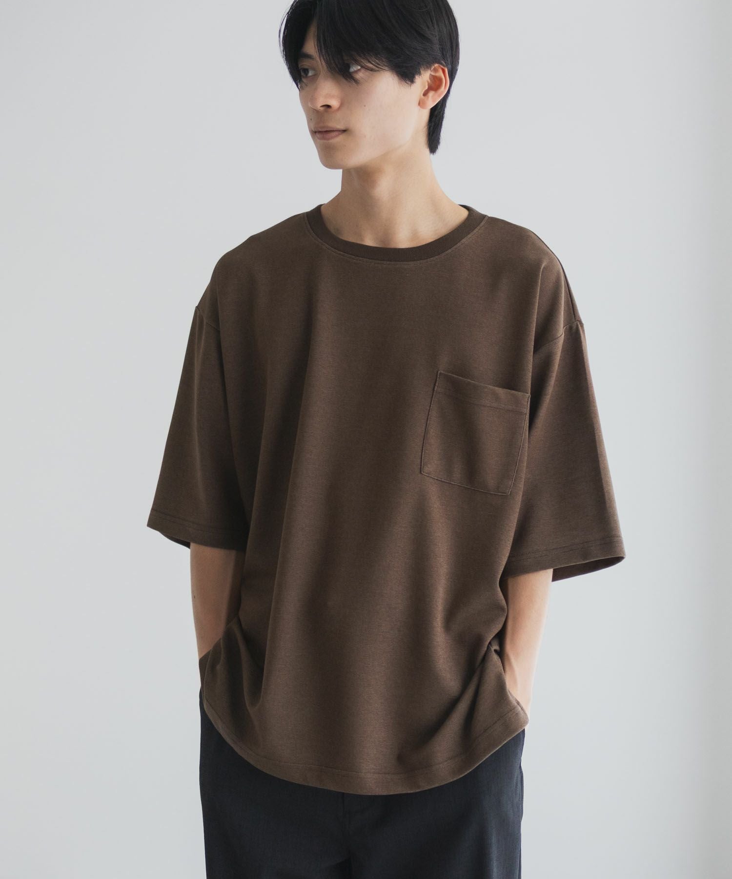 マックハウス Mac-House タフラクTシャツ （ブラウン） ブラウン