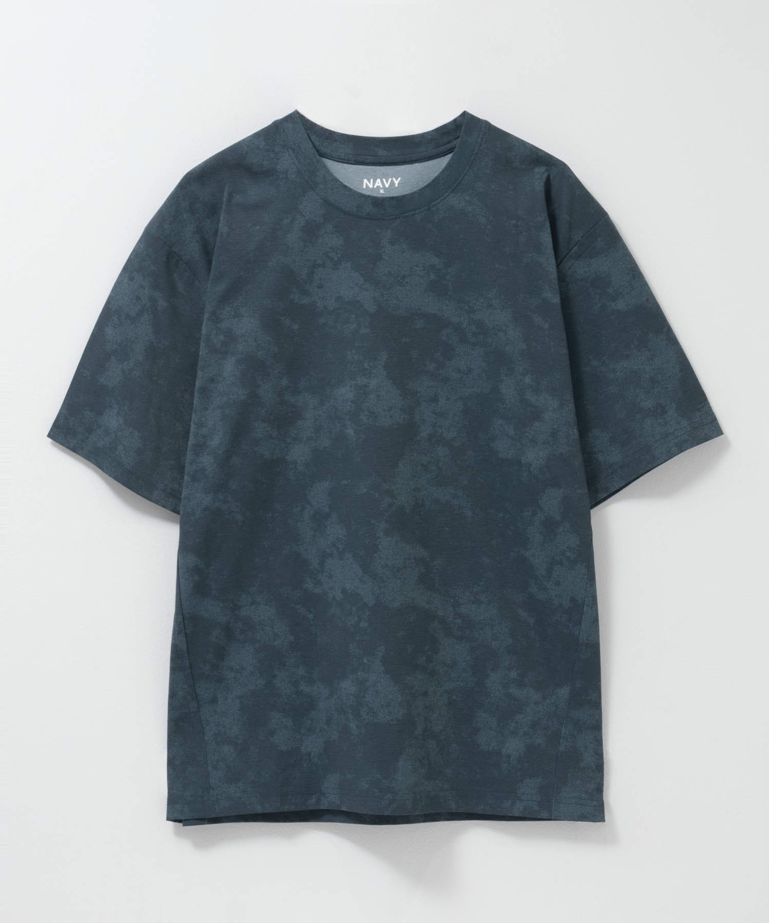 マックハウス Mac-House ドライストレッチ総柄Tシャツ （ブラック） ブラック