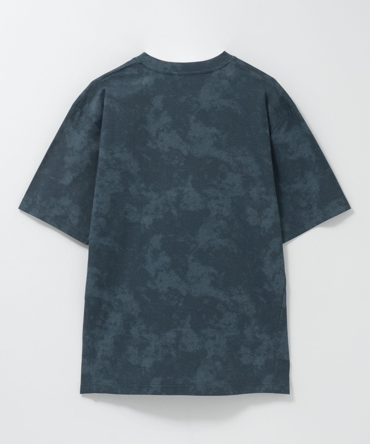 マックハウス Mac-House ドライストレッチ総柄Tシャツ （ブラック） ブラック