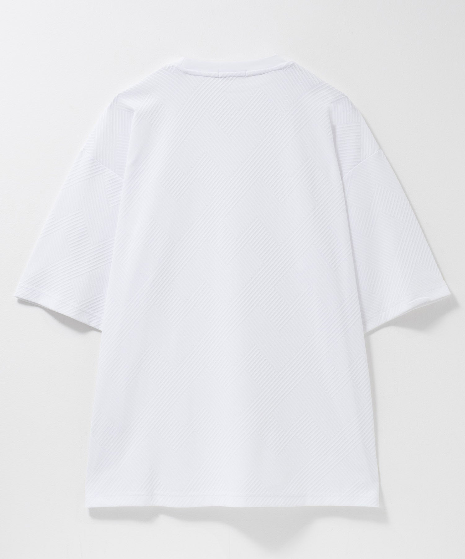 マックハウス Mac-House リンクスジャカードTシャツ （ブラック） ブラック