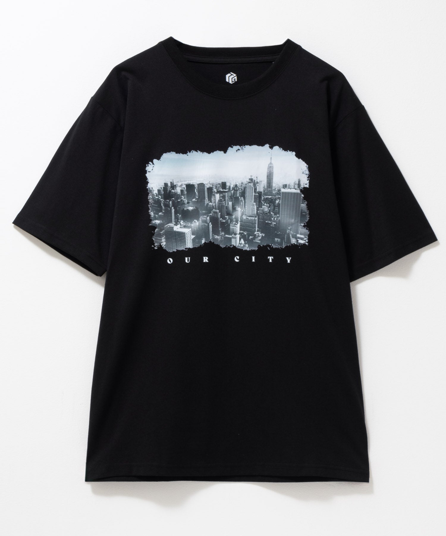 マックハウス Mac-House フォトデザイン半袖Tシャツ （ブラック） ブラック