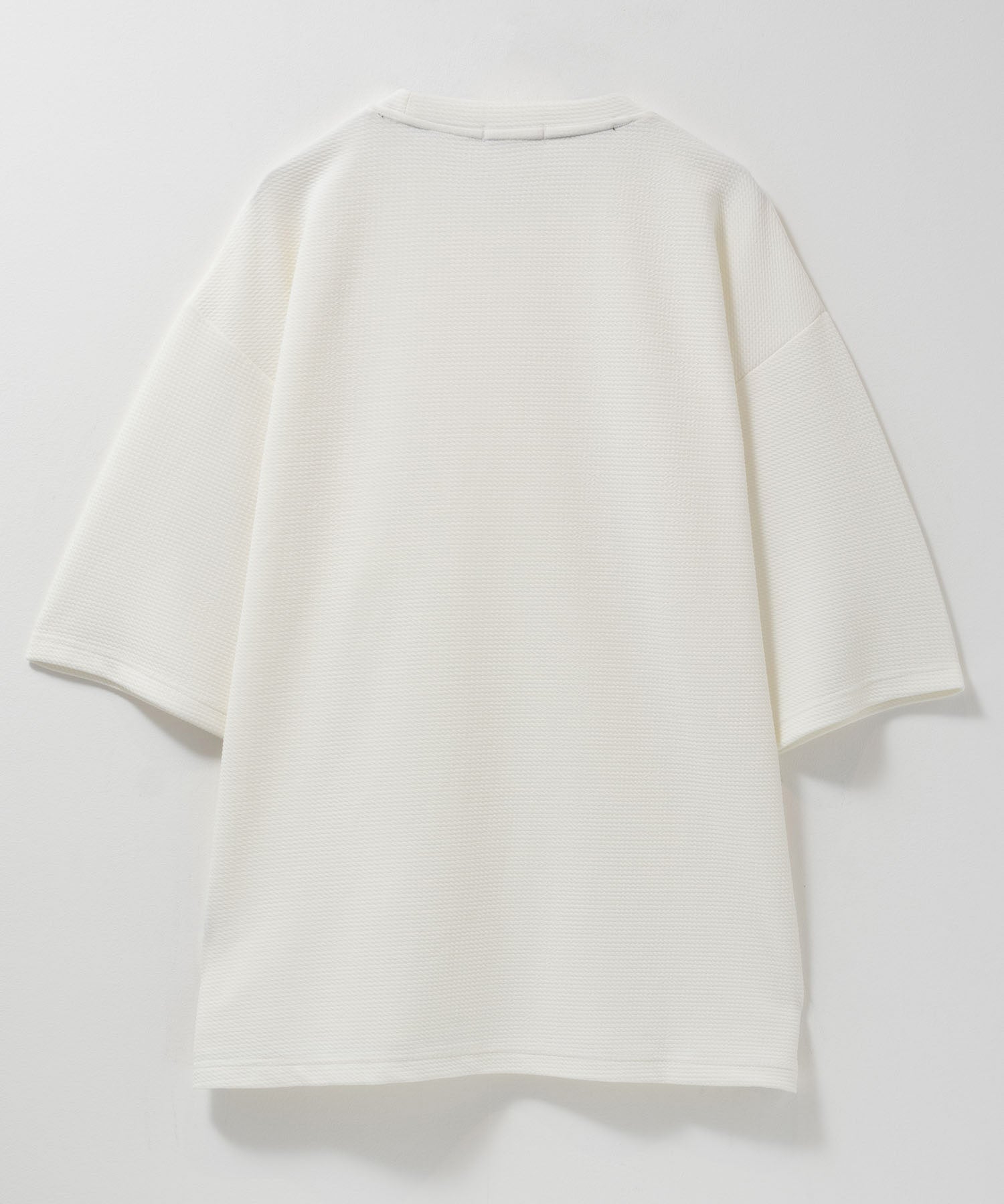 マックハウス Mac-House AIR Smoosy ドライワッフル5分袖Tシャツ （ライトグレー） ライトグレー