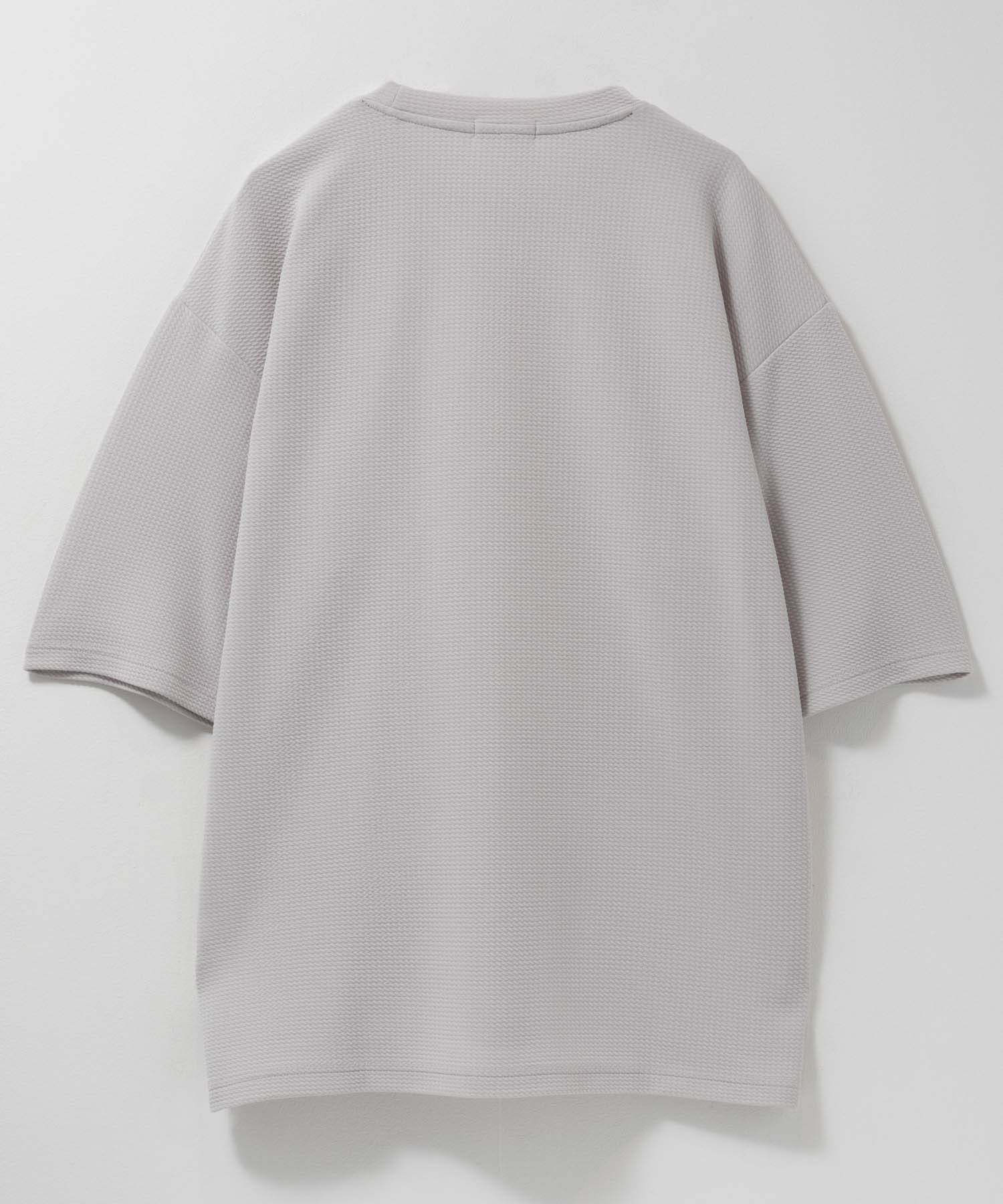 マックハウス Mac-House AIR Smoosy ドライワッフル5分袖Tシャツ （ライトグレー） ライトグレー
