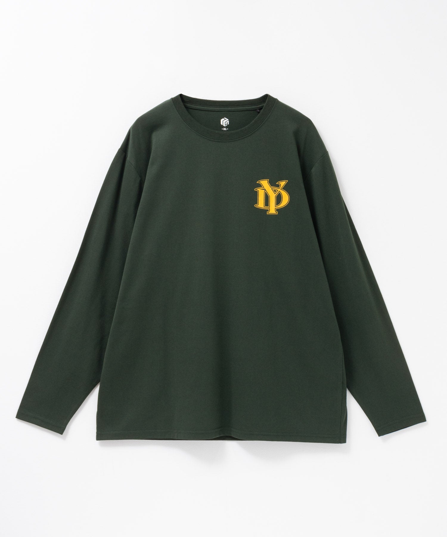 マックハウス Mac-House チームロゴプリント長袖Tシャツ （グリーン） グリーン