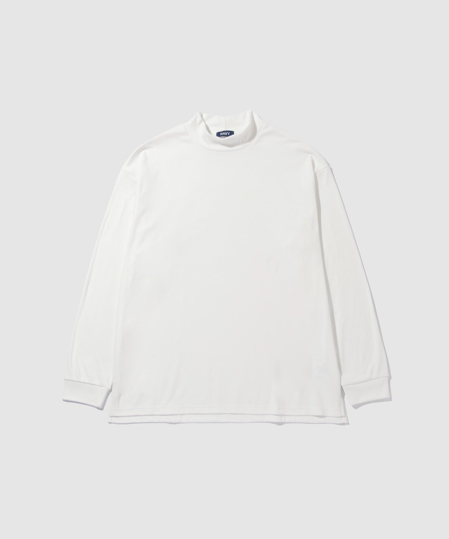 マックハウス Mac-House MAC HEAT シルキータッチモックネックTシャツ （ブラック） ブラック