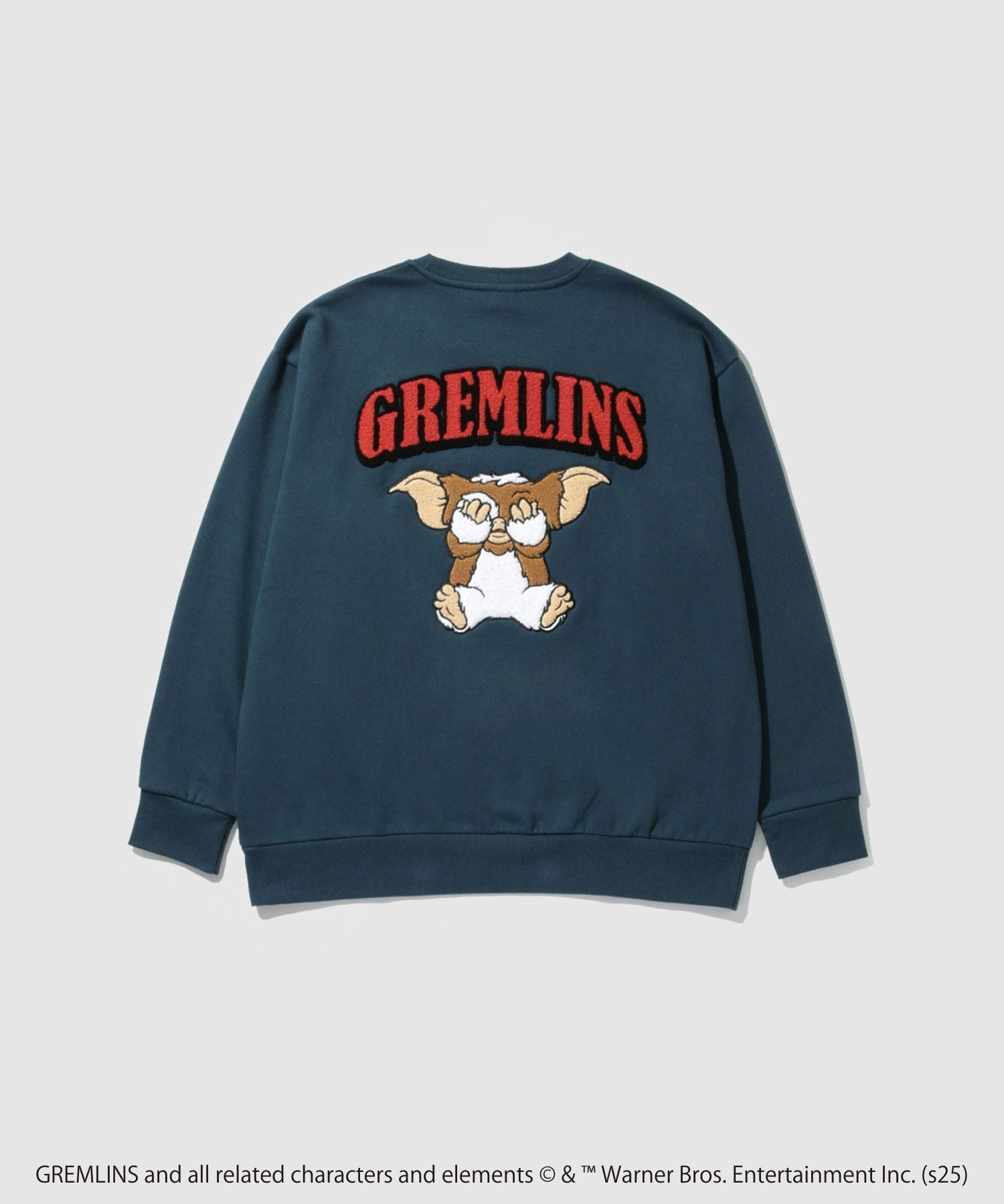 マックハウス Mac-House GREMLINS サガラ刺繍トレーナー （ブルーグリーン） ブルーグリーン