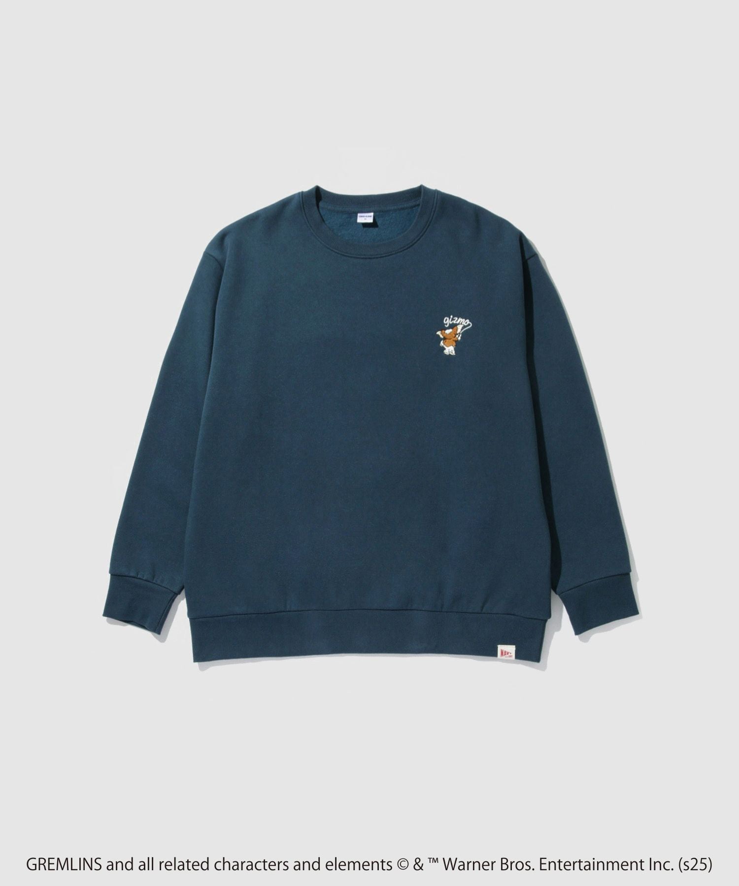 マックハウス Mac-House GREMLINS サガラ刺繍トレーナー （ブルーグリーン） ブルーグリーン