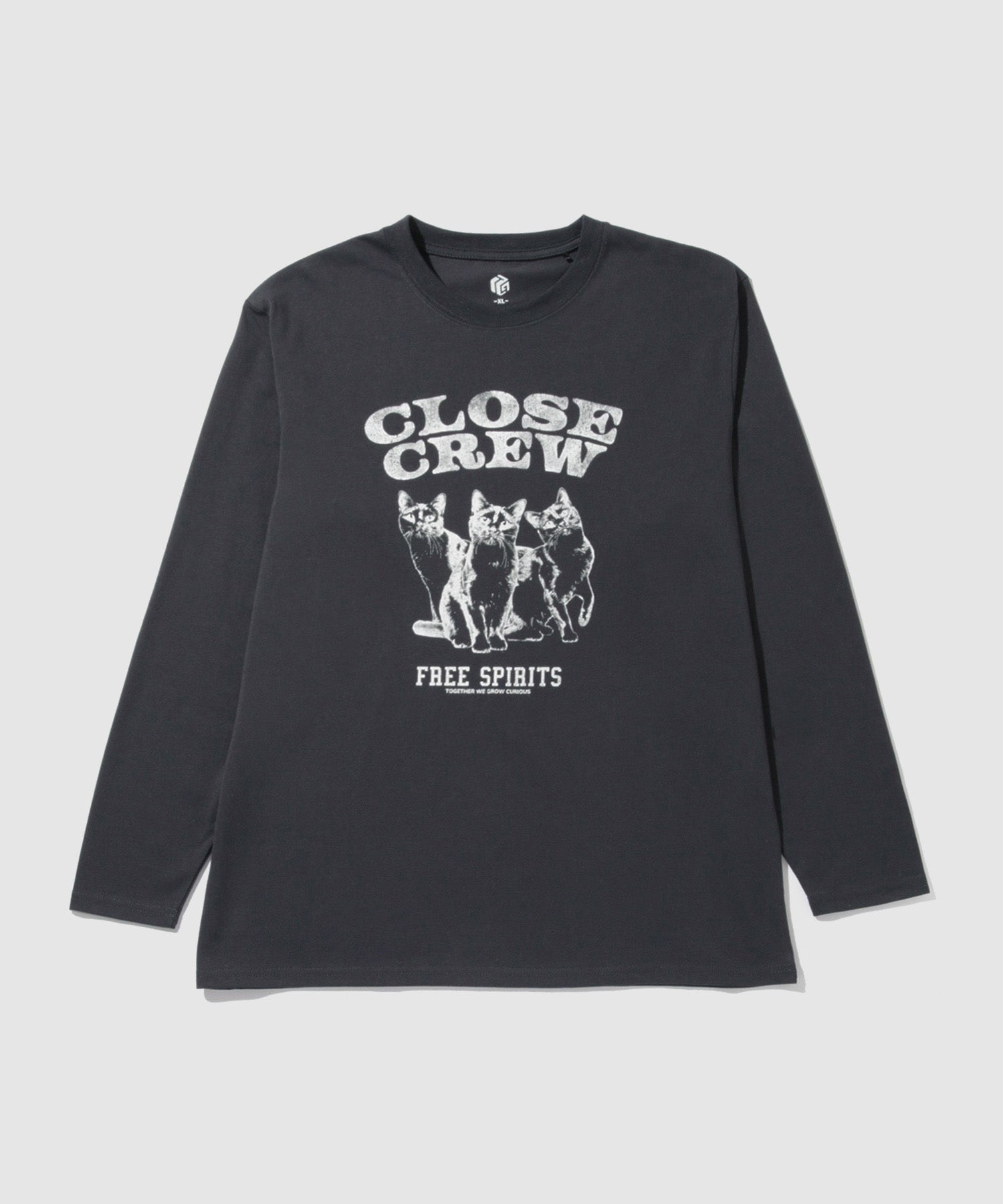 マックハウス Mac-House アニマルプリント長袖Tシャツ （ネイビー） ネイビー