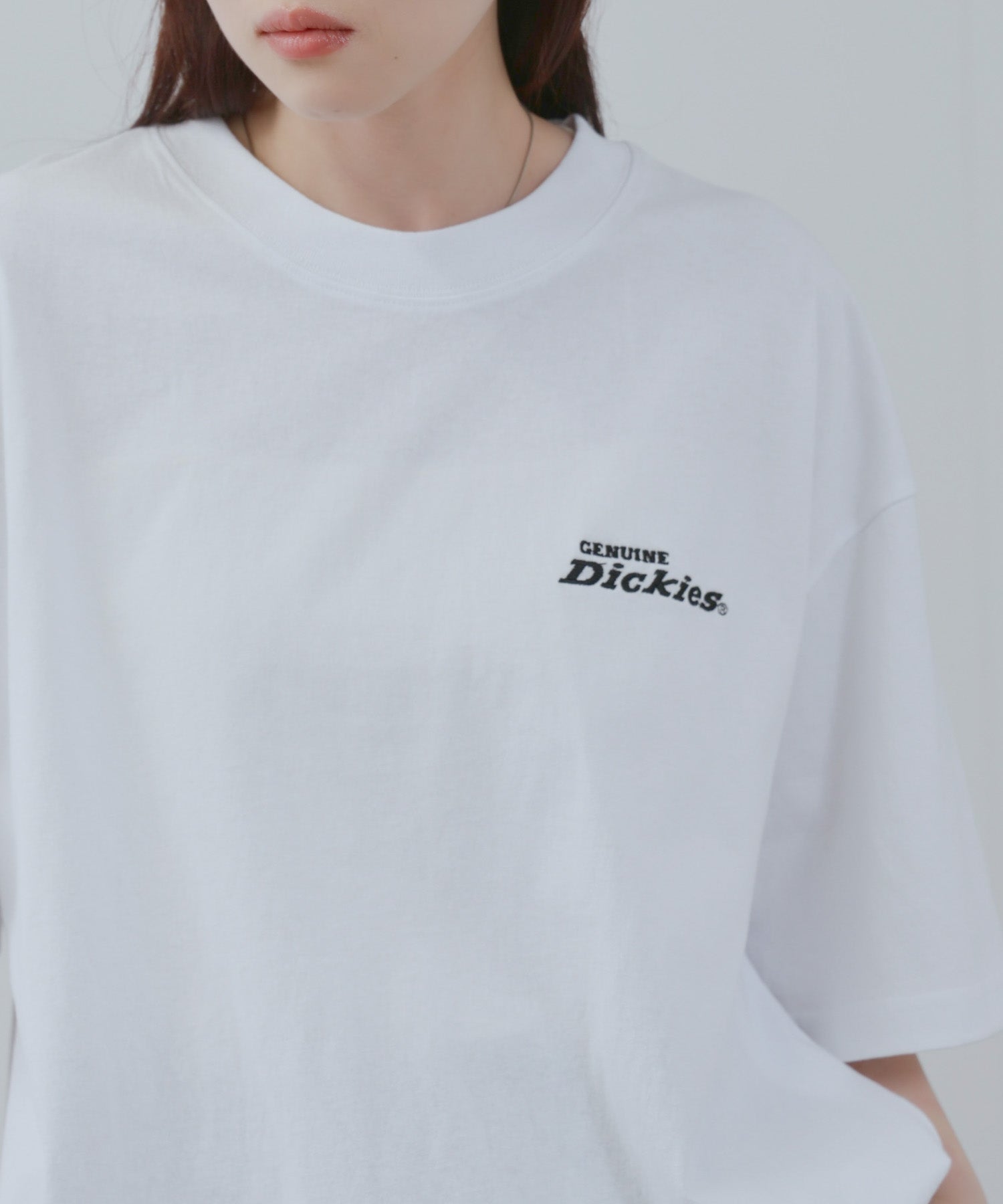 マックハウス Mac-House バックロゴ刺繍Tシャツ （スミクロ） スミクロ