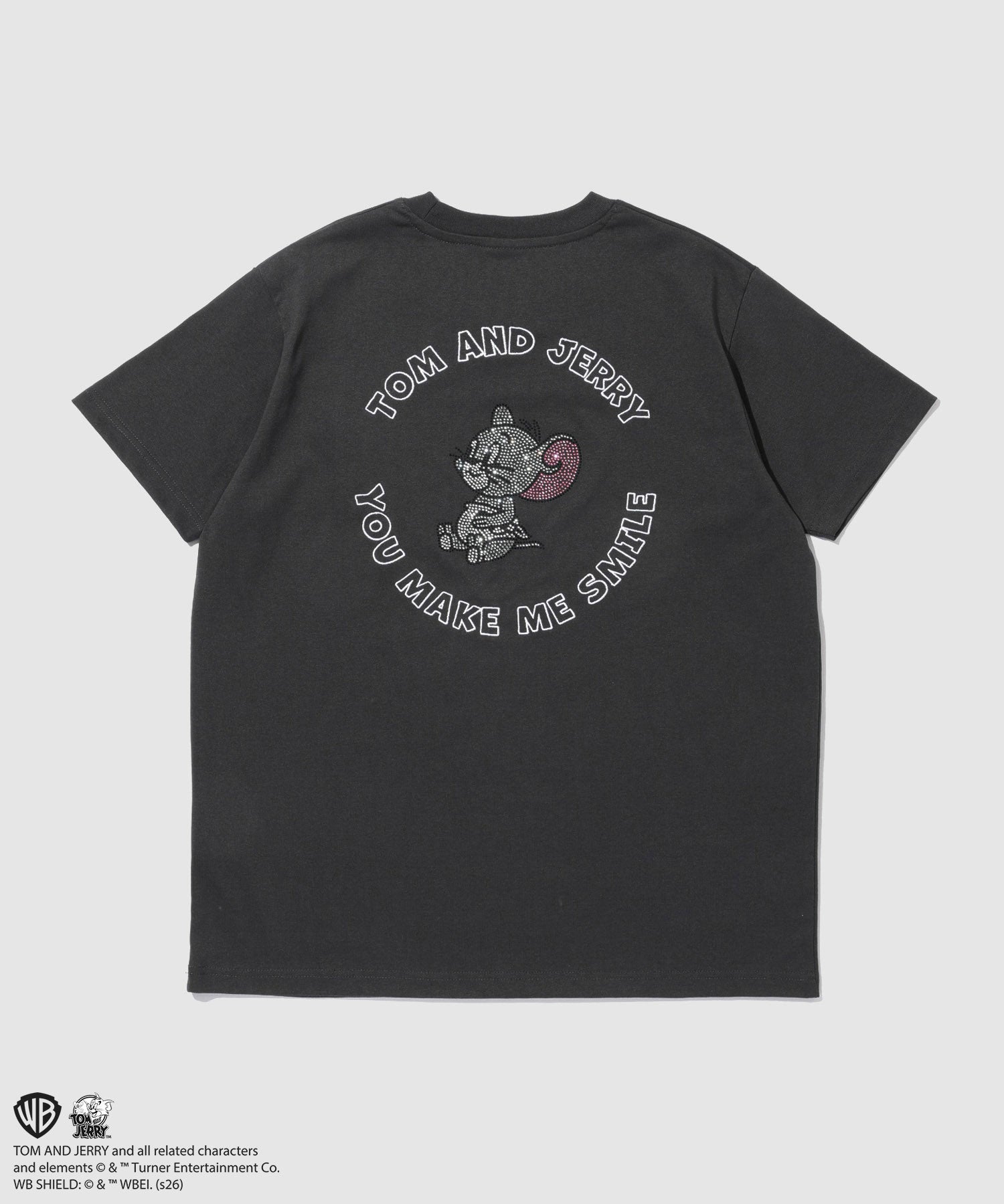 マックハウス Mac-House Tom and Jerry ラインストーンTシャツ （オフホワイト） オフホワイト
