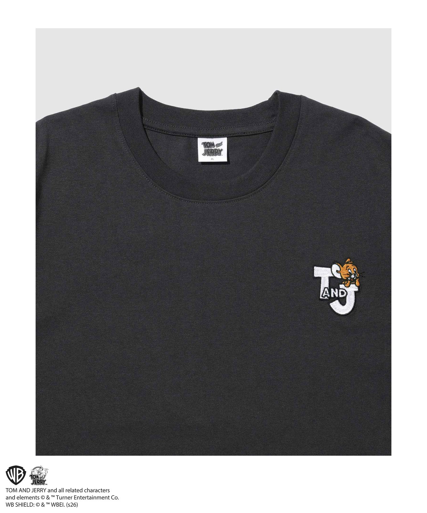 マックハウス Mac-House Tom and Jerry ラインストーンTシャツ （オフホワイト） オフホワイト