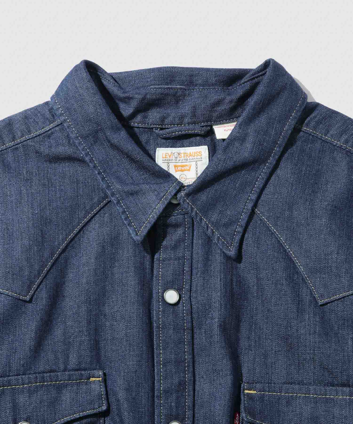 マックハウス Mac-House WESTERN SHIRTS ウエスタンデニムシャツ （ダークブルー） ダークブルー