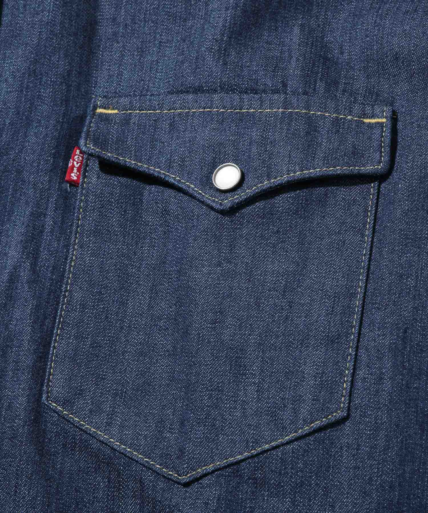 マックハウス Mac-House WESTERN SHIRTS ウエスタンデニムシャツ （ダークブルー） ダークブルー