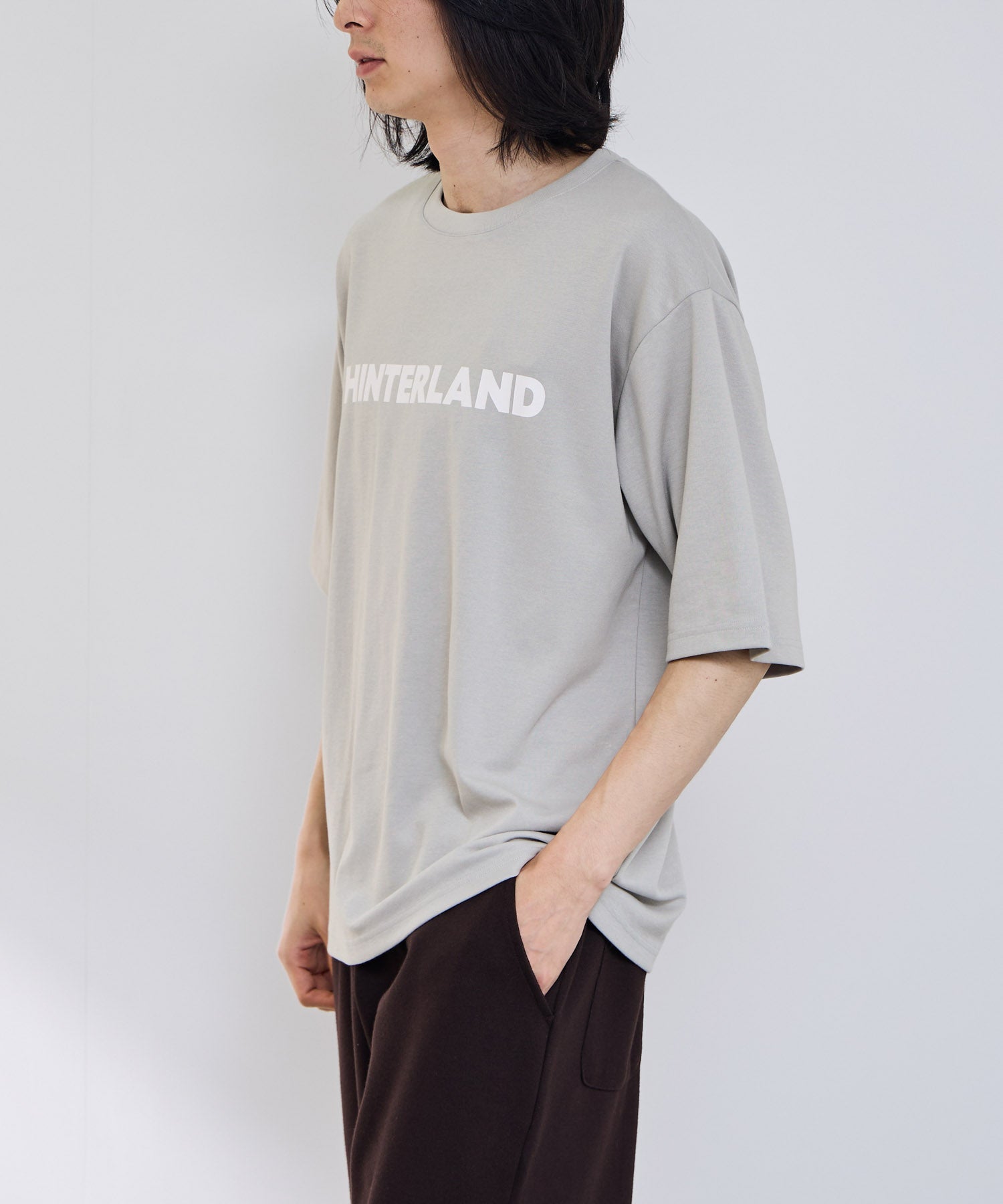 マックハウス Mac-House タフラク ワンポイント刺繍プリントTシャツ （ブラック） ブラック