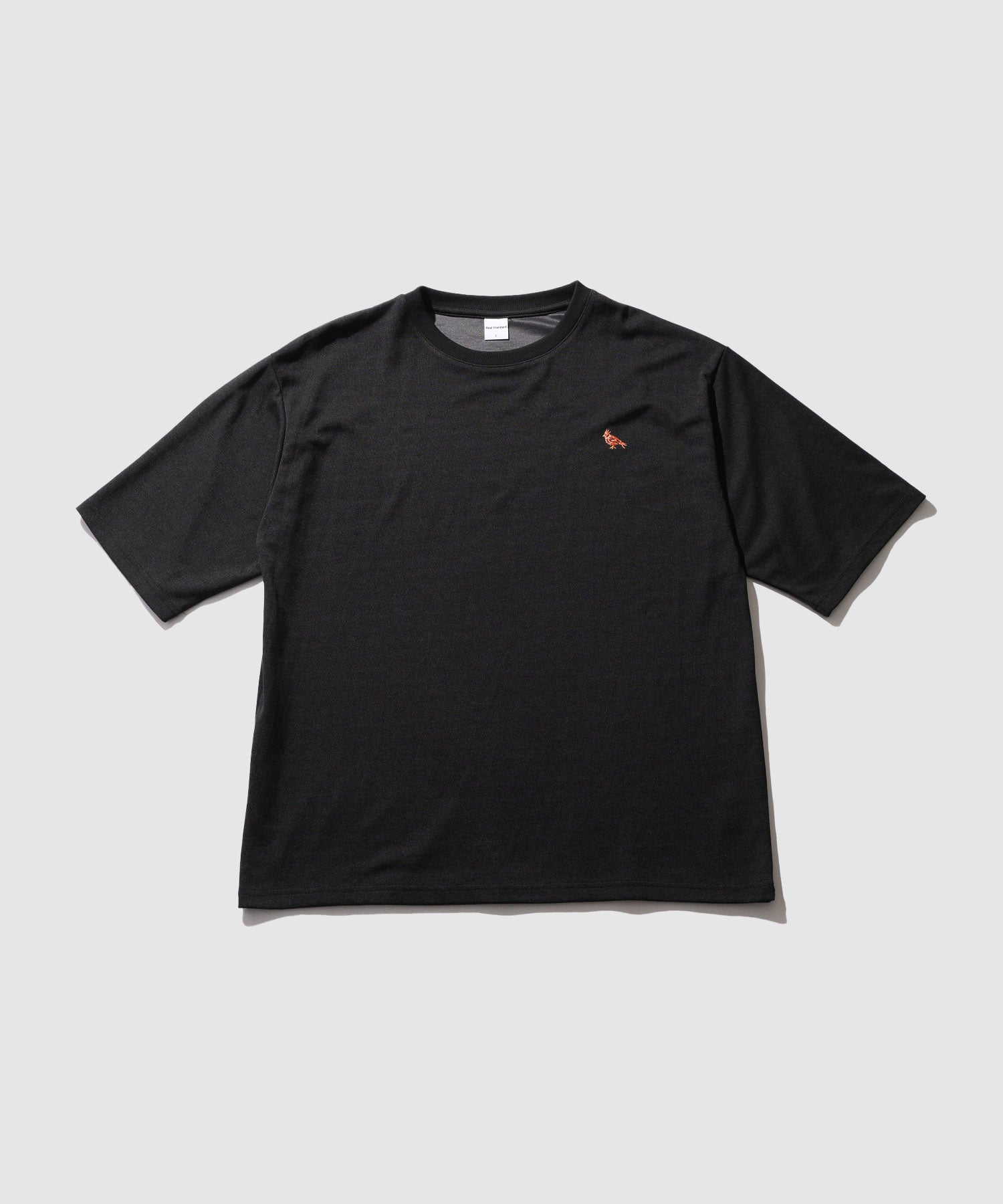 マックハウス Mac-House タフラク ワンポイント刺繍プリントTシャツ （ブラック） ブラック