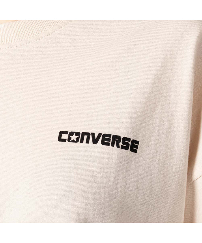 マックハウス Mac-House [大きいサイズ] CONVERSE コンバース ドロップショルダーシューズプリント半袖Tシャツ クイーンサイズ 3285ー3704