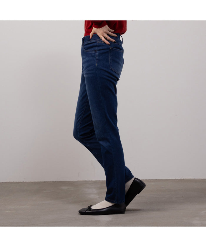 Mac-House NAVY navy Magic Legs Perfect Legs Fleece-Lined Leggings 352-9141-047