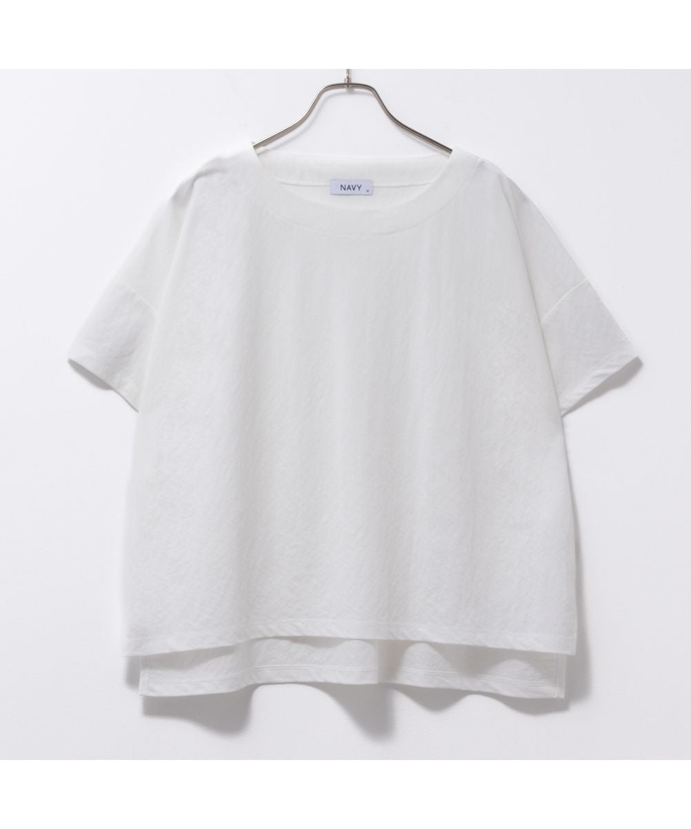 マックハウス Mac-House SARARI サラリ NAVY レギュラー丈Tシャツ MH846ー700
