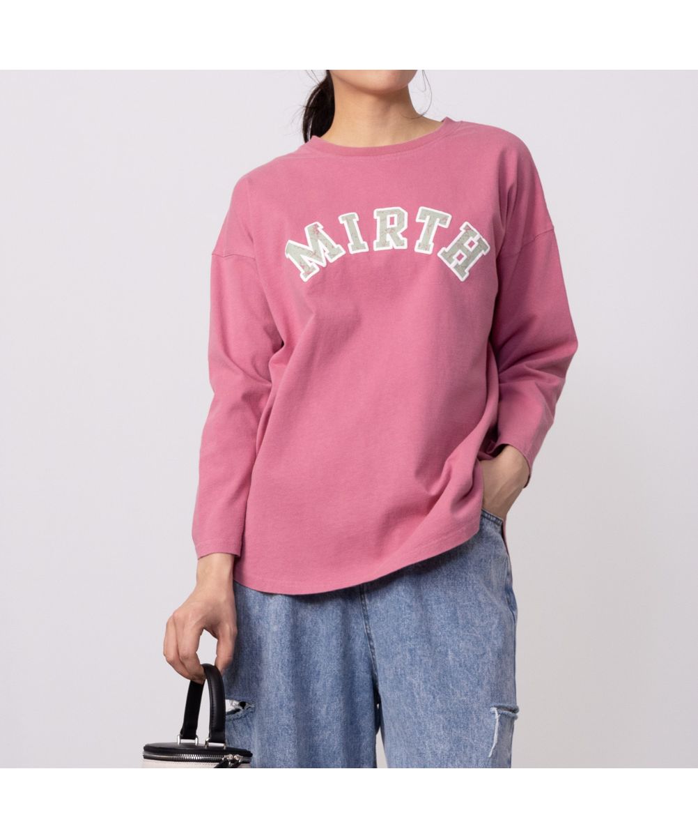 マックハウス Mac-House GOOD CREW グッド クルー フロストプリント長袖Tシャツ EGC240001