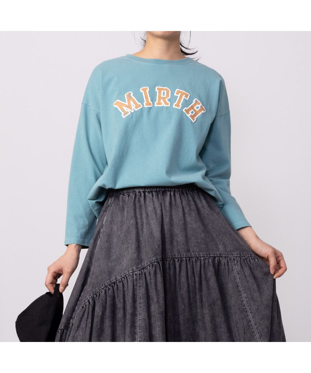 マックハウス Mac-House GOOD CREW グッド クルー フロストプリント長袖Tシャツ EGC240001