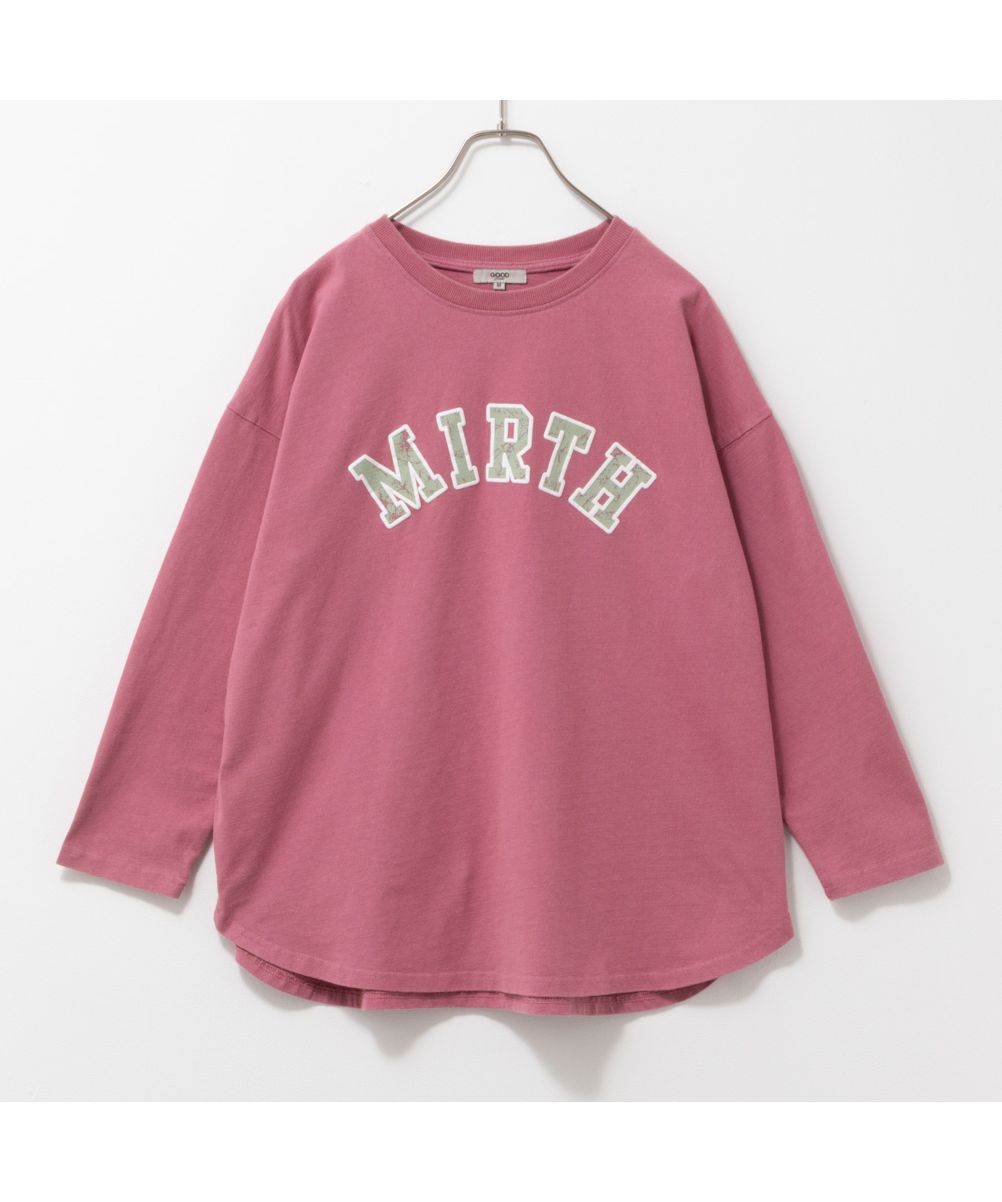 マックハウス Mac-House GOOD CREW グッド クルー フロストプリント長袖Tシャツ EGC240001