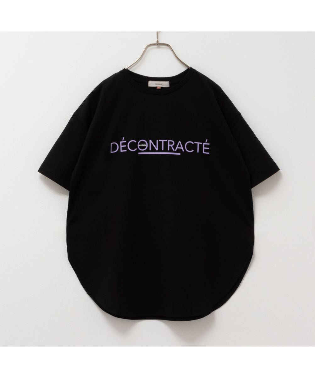 マックハウス Mac-House HusHusH ハッシュアッシュ テックコットンプリントTシャツ P42ー18404 （ブラック） ブラック