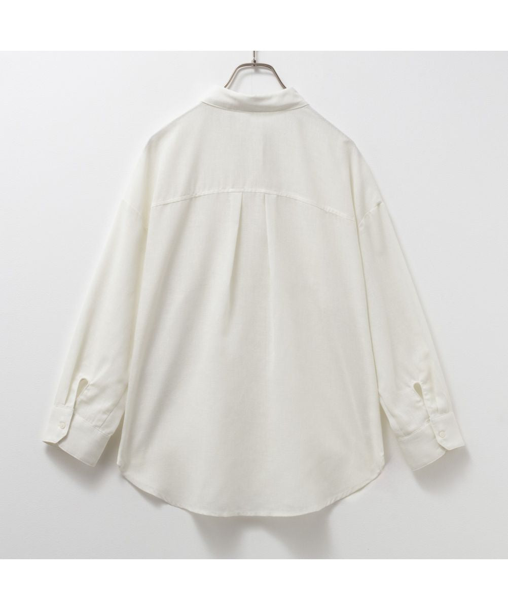 Mac-House HusHusH Hash Hash Basic Linen Blend Shirt P42-88406