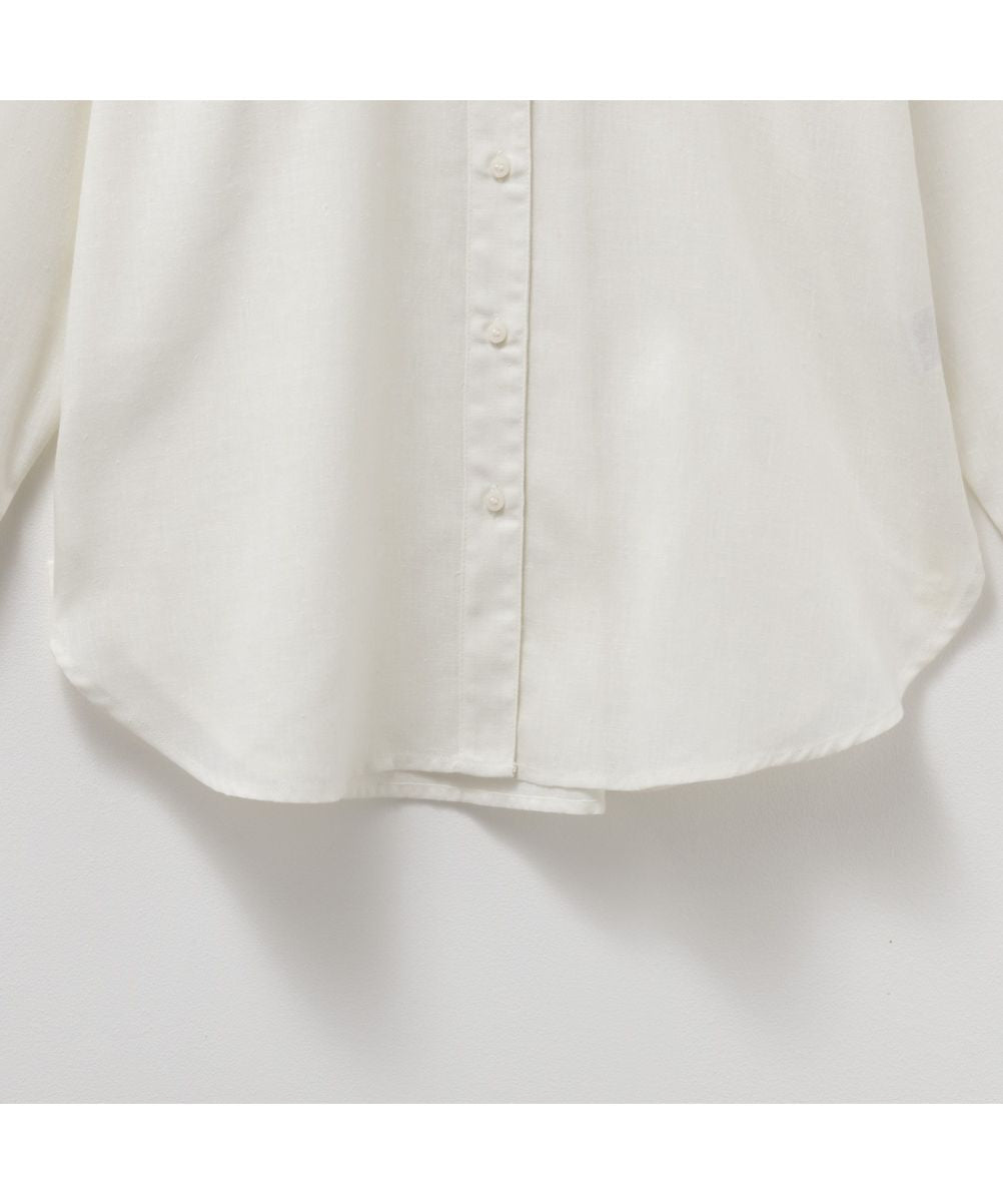 Mac-House HusHusH Hash Hash Basic Linen Blend Shirt P42-88406