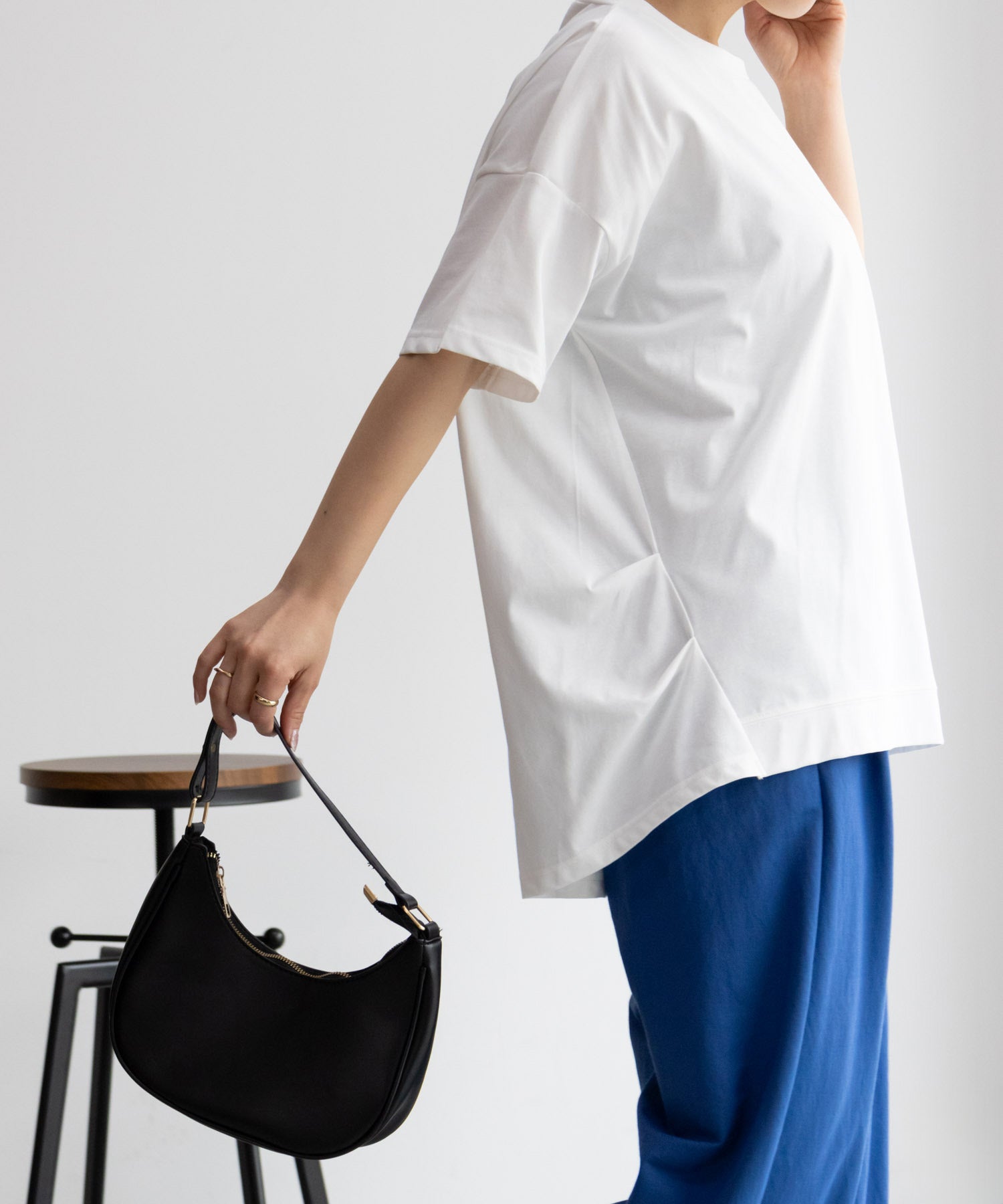 マックハウス Mac-House SARARI サラリ NAVY クール＆UVチュニックTシャツ 115426759 （ベージュ） ベージュ