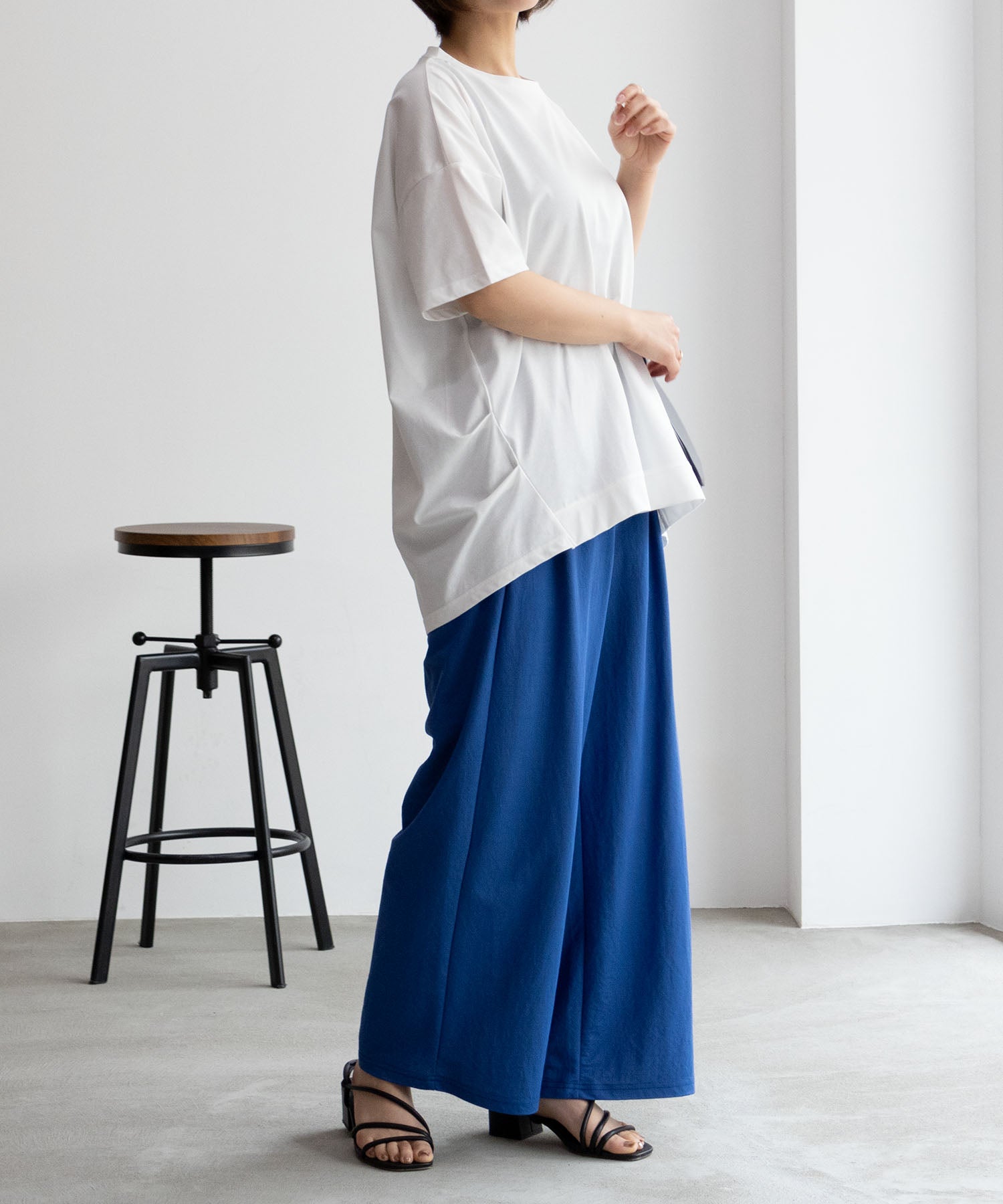 マックハウス Mac-House SARARI サラリ NAVY クール＆UVチュニックTシャツ 115426759 （ベージュ） ベージュ