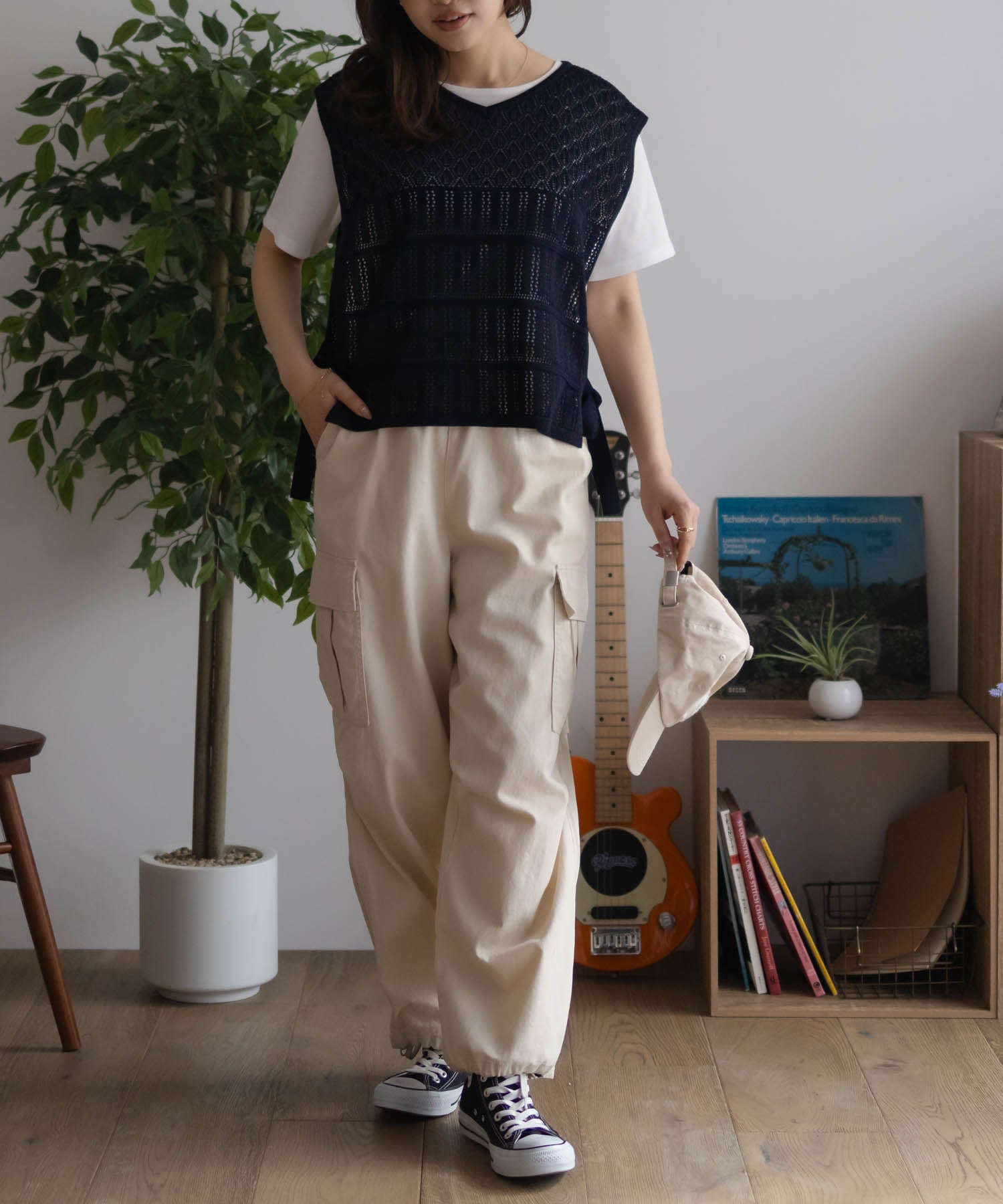 麥克豪斯 Mac-House 側邊蝴蝶結針織套裝
