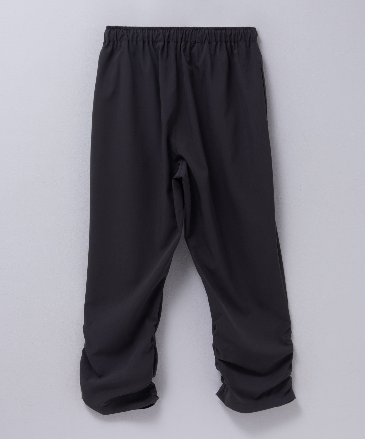 マックハウス Mac-House nAvy 裾シャーリング7分丈パンツ （ブラック） ブラック