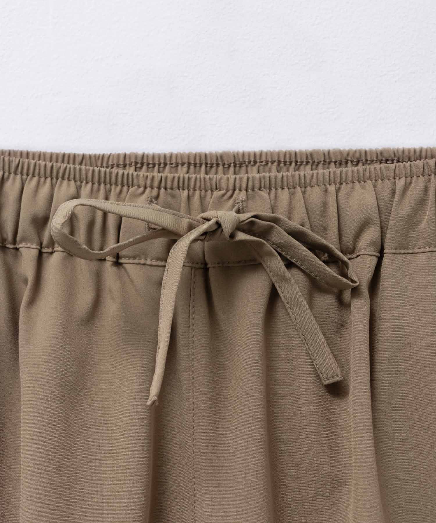 マックハウス Mac-House nAvy 裾シャーリング7分丈パンツ （ブラック） ブラック