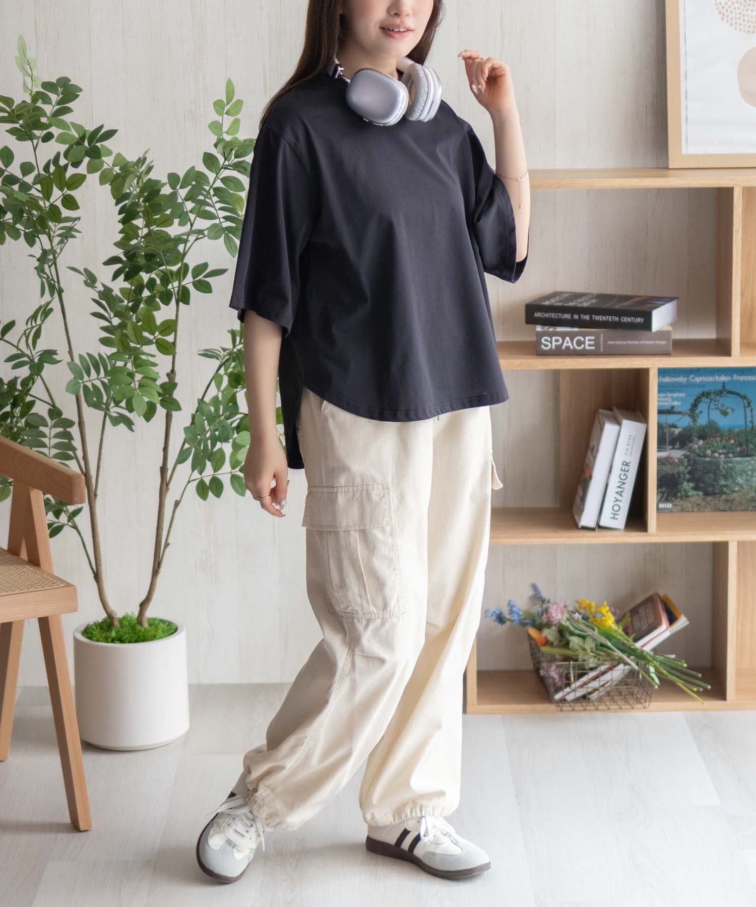 マックハウス Mac-House nAvy クループルオーバー （チャコール） チャコール