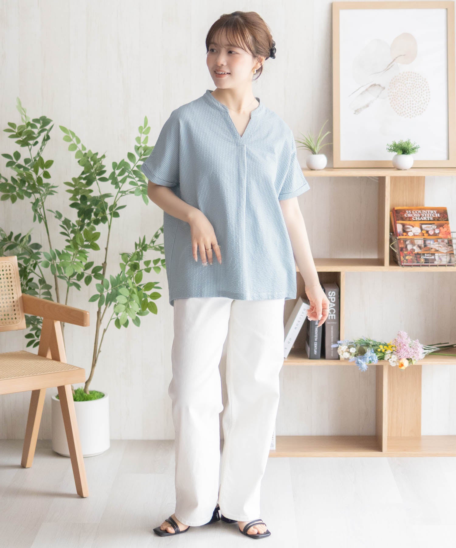 マックハウス Mac-House nAvy バンドスキッパー （グレー） グレー