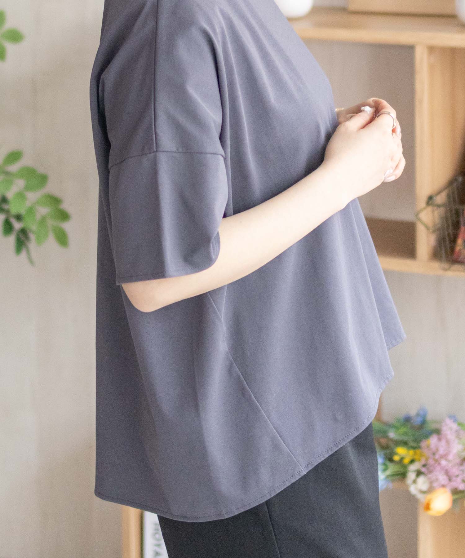 マックハウス Mac-House nAvy 切替ワイドプルオーバー （モカ） モカ