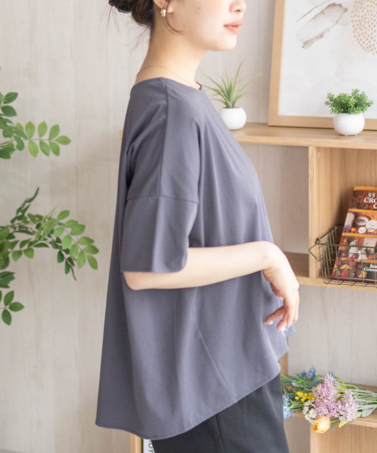 マックハウス Mac-House nAvy 切替ワイドプルオーバー （モカ） モカ