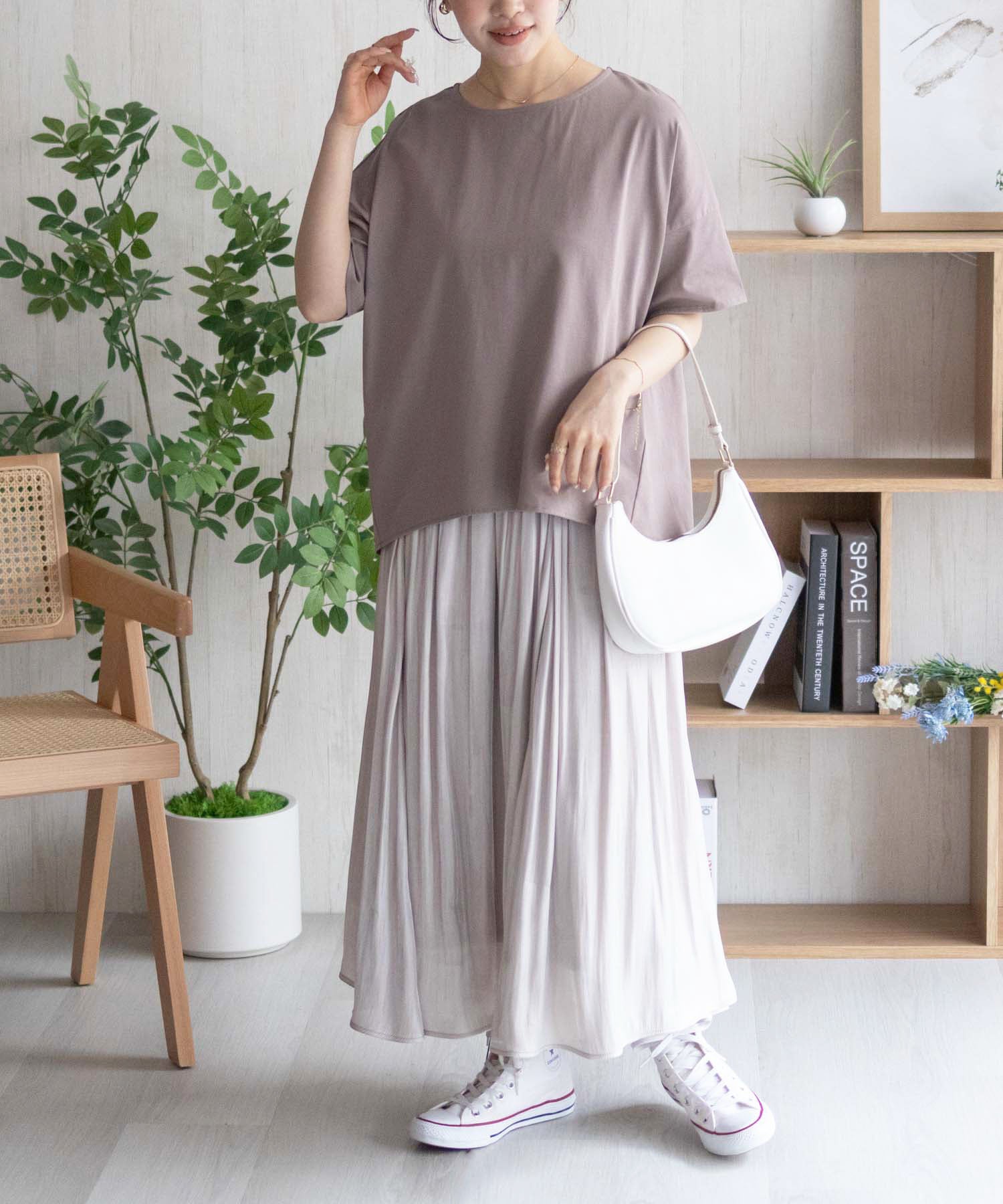 マックハウス Mac-House nAvy 切替ワイドプルオーバー （モカ） モカ