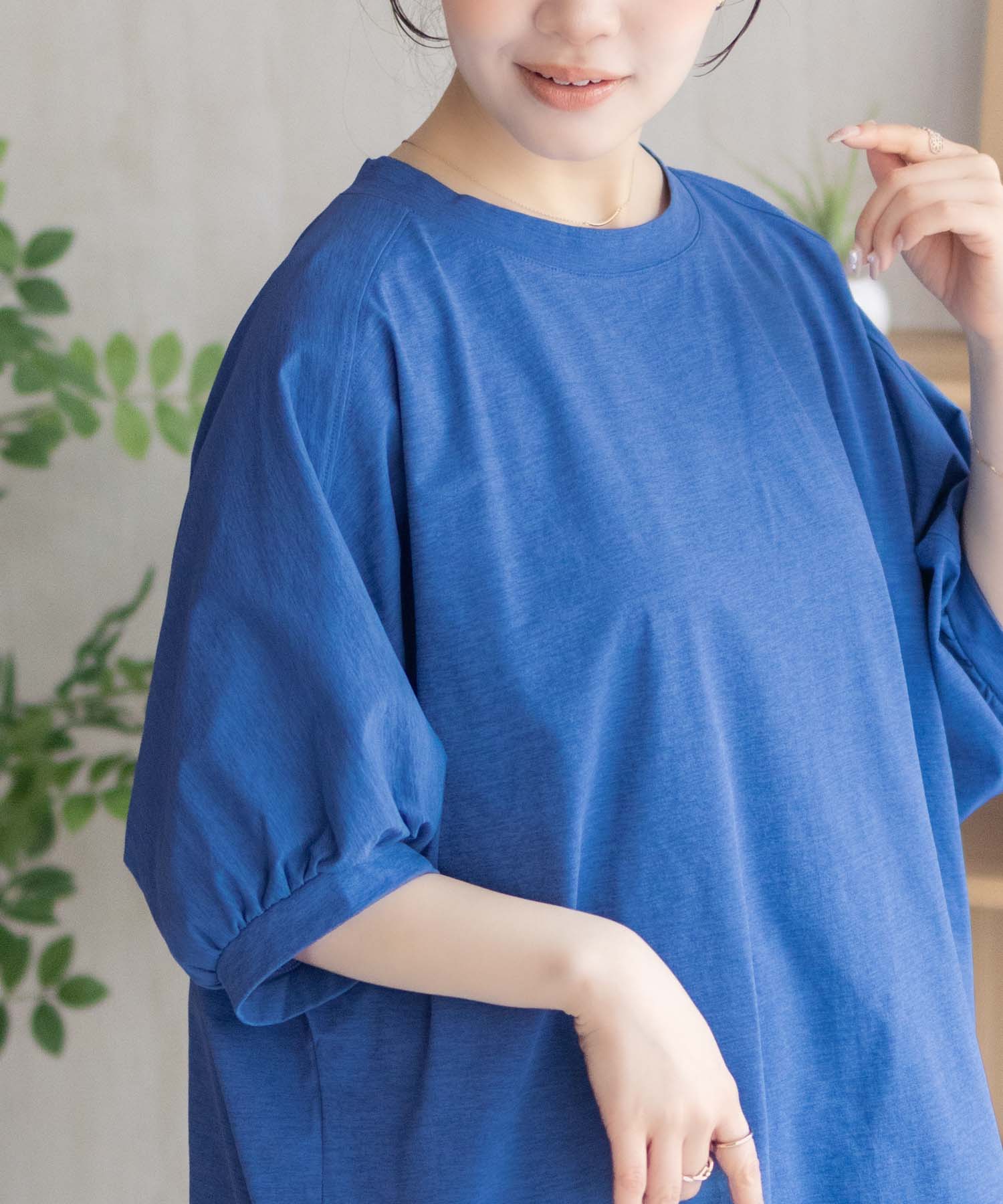 マックハウス Mac-House ドルマンTシャツ （ブルー） ブルー