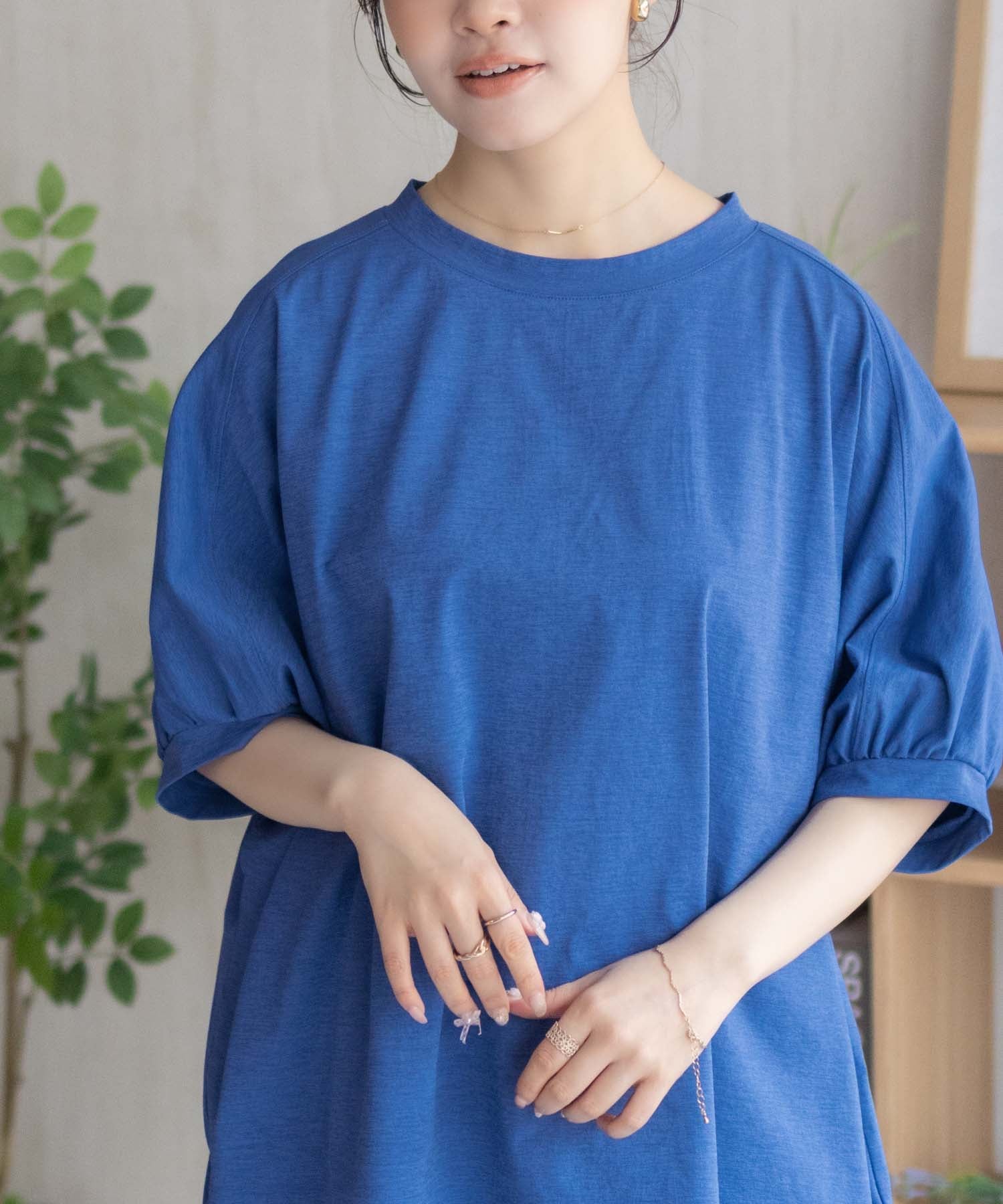 マックハウス Mac-House ドルマンTシャツ （ブルー） ブルー