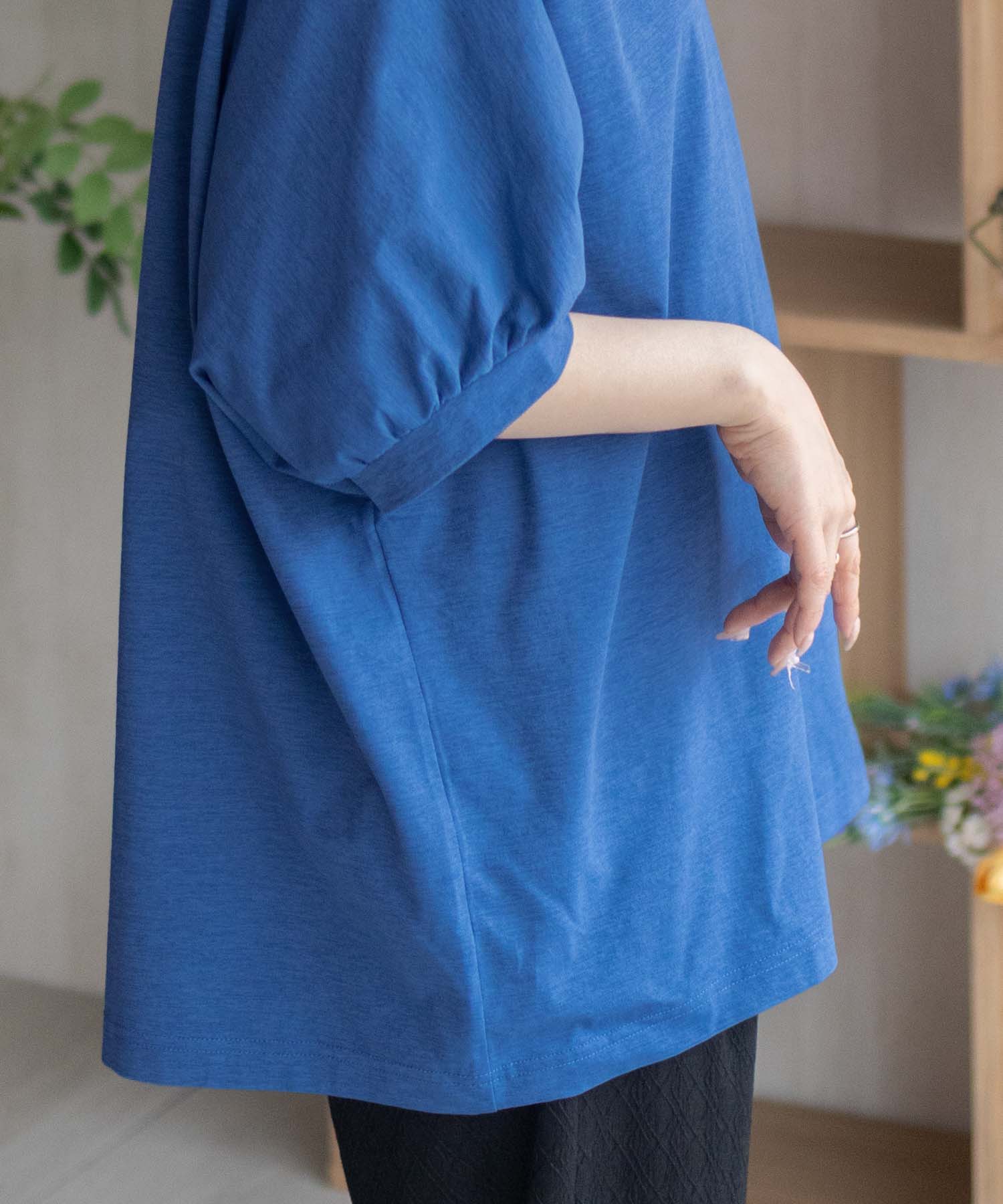 マックハウス Mac-House ドルマンTシャツ （ブルー） ブルー
