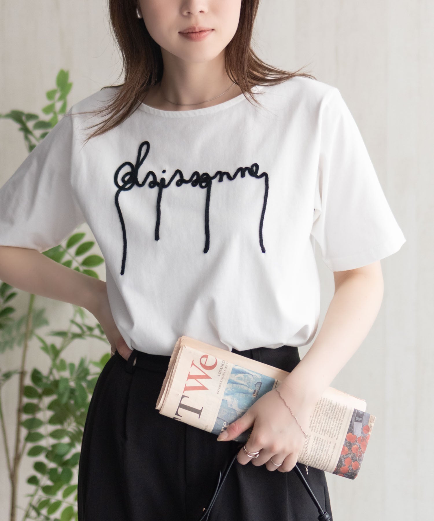 マックハウス Mac-House コードロゴTシャツ （オフホワイト） オフホワイト