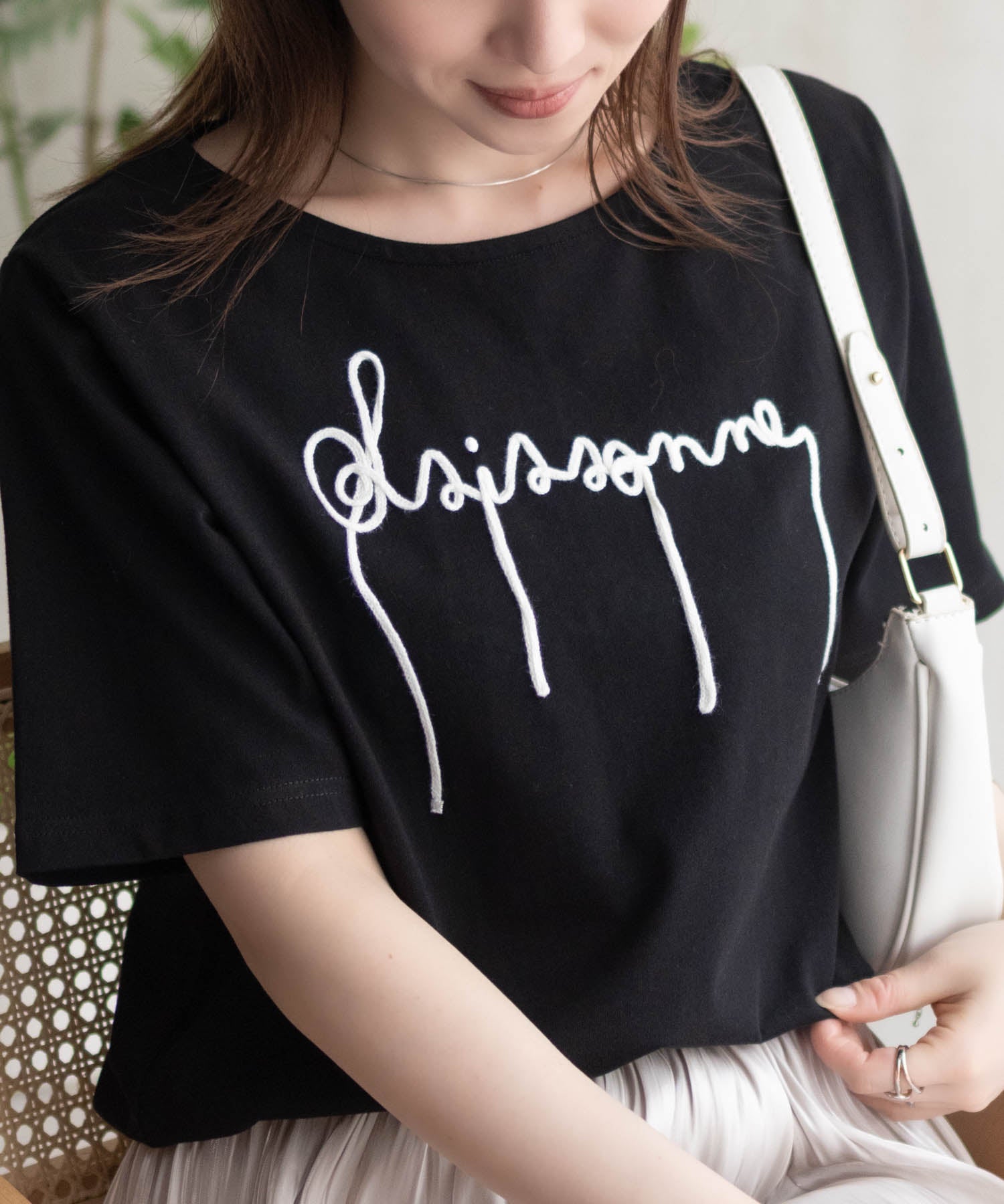 マックハウス Mac-House コードロゴTシャツ （オフホワイト） オフホワイト