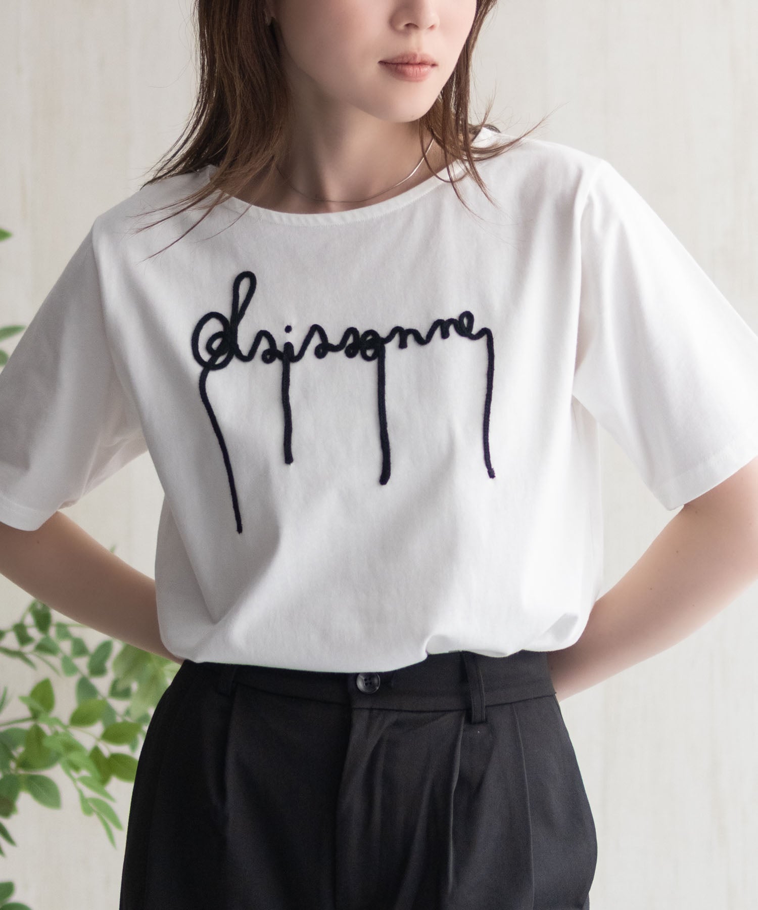 マックハウス Mac-House コードロゴTシャツ （オフホワイト） オフホワイト