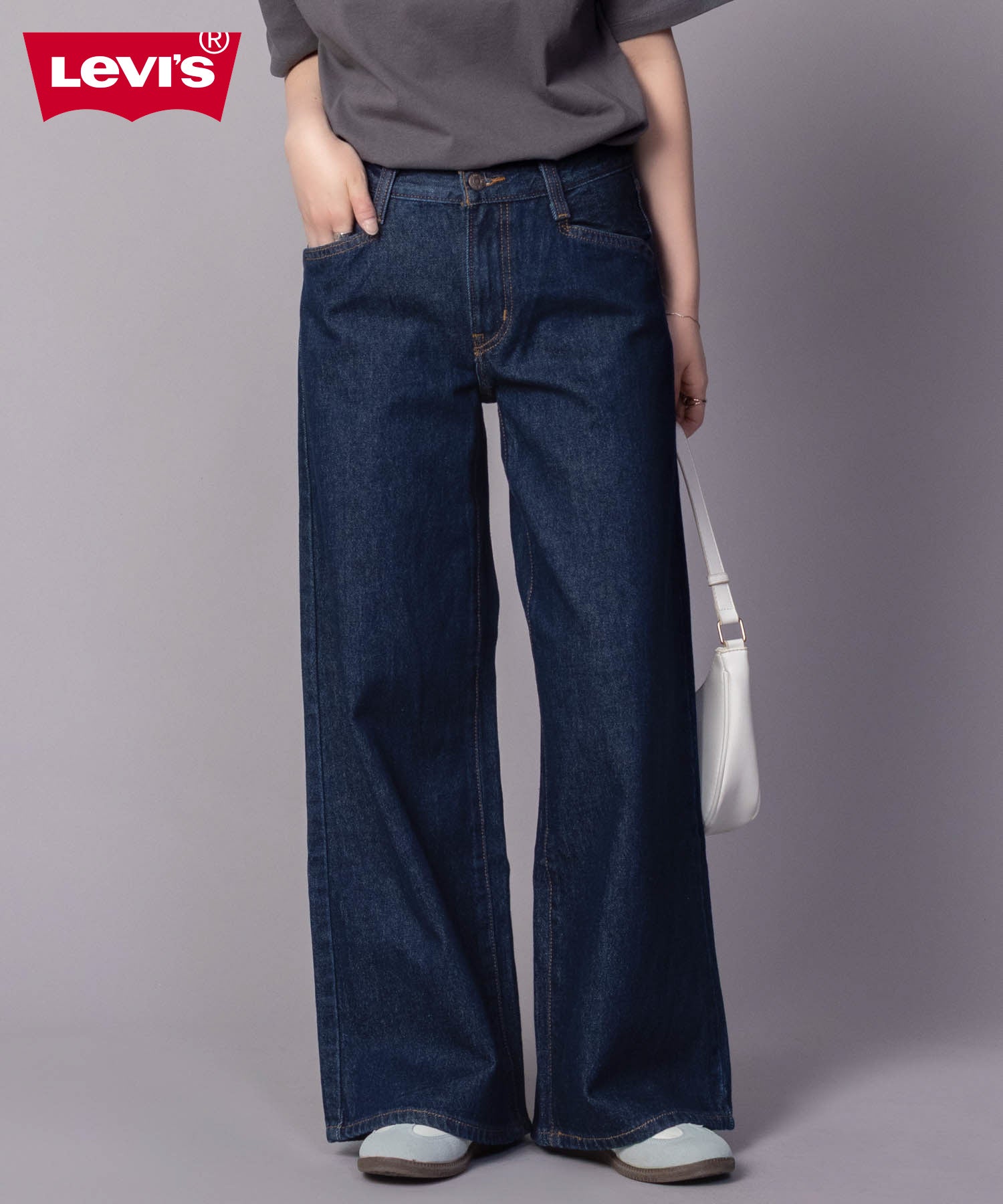 マックハウス Mac-House 94 BAGGY WIDE LEG バギーパンツ （ワンウォッシュ） ワンウォッシュ