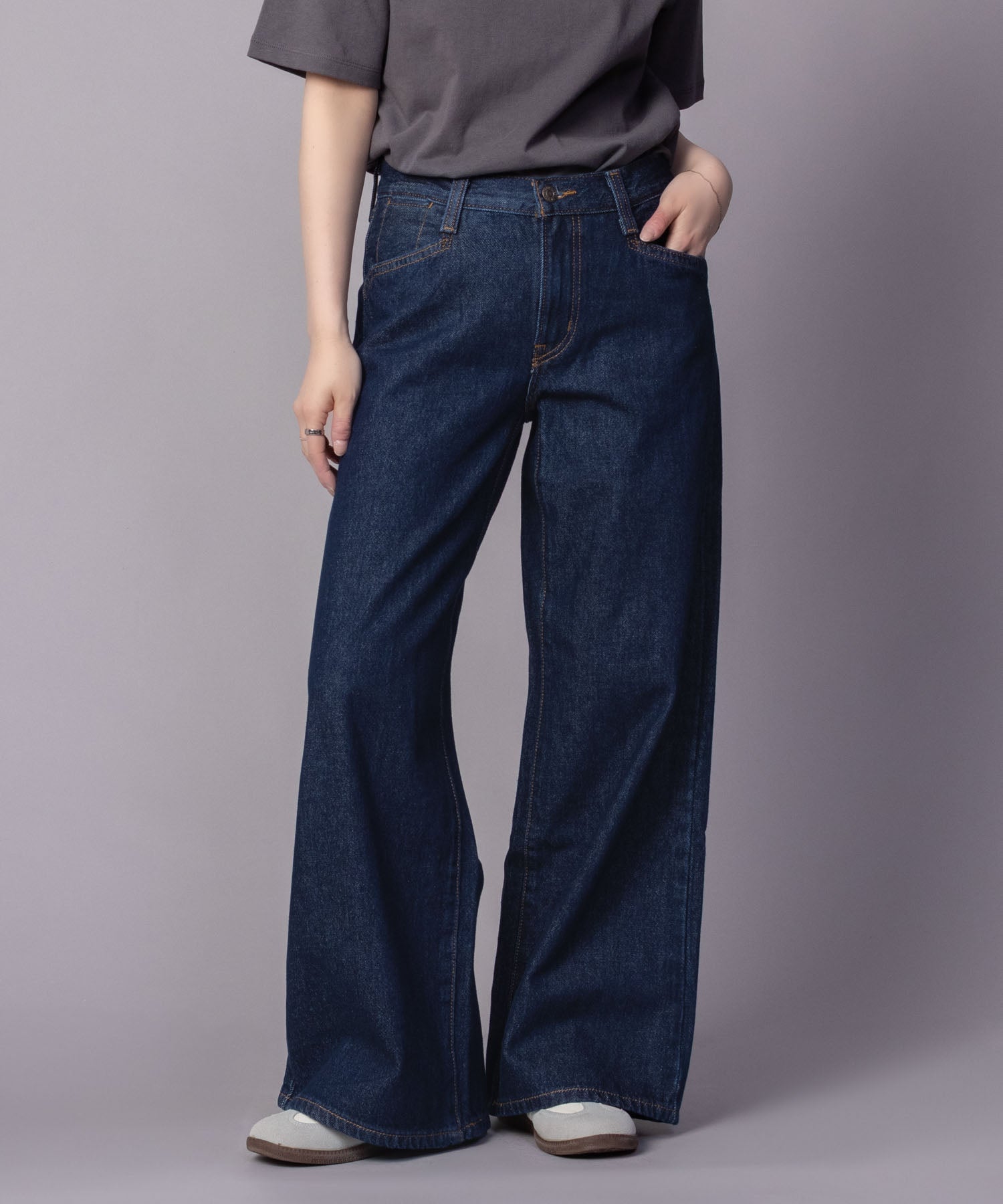 マックハウス Mac-House 94 BAGGY WIDE LEG バギーパンツ （ワンウォッシュ） ワンウォッシュ