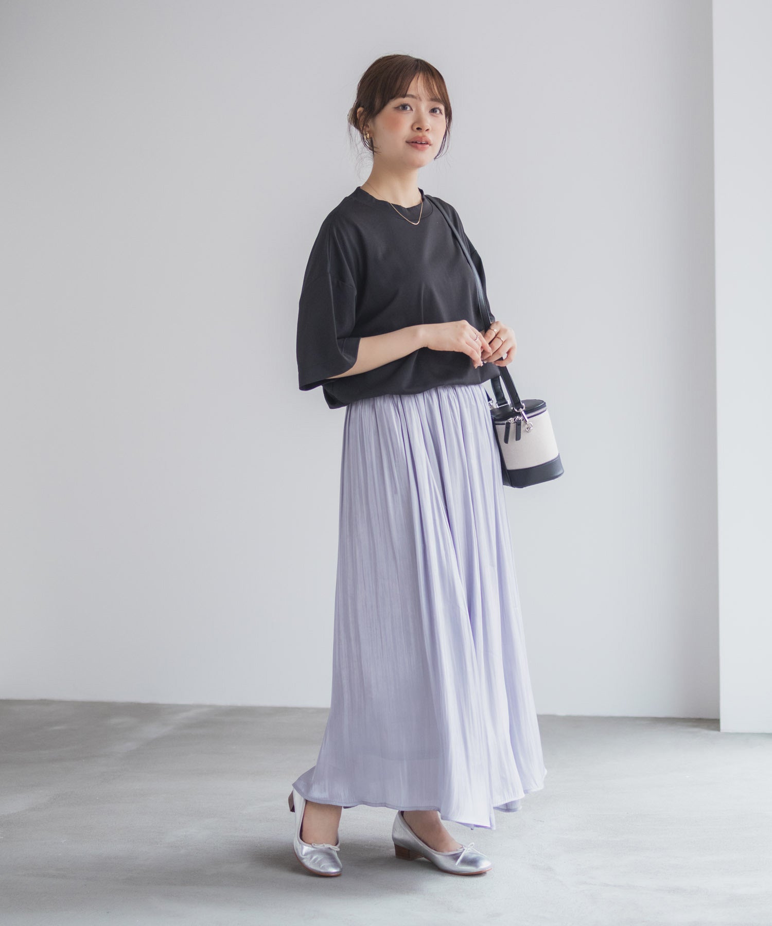 マックハウス Mac-House nAvy エブリーT 汗じみ軽減 プチハイネックTシャツ （ベージュ） ベージュ